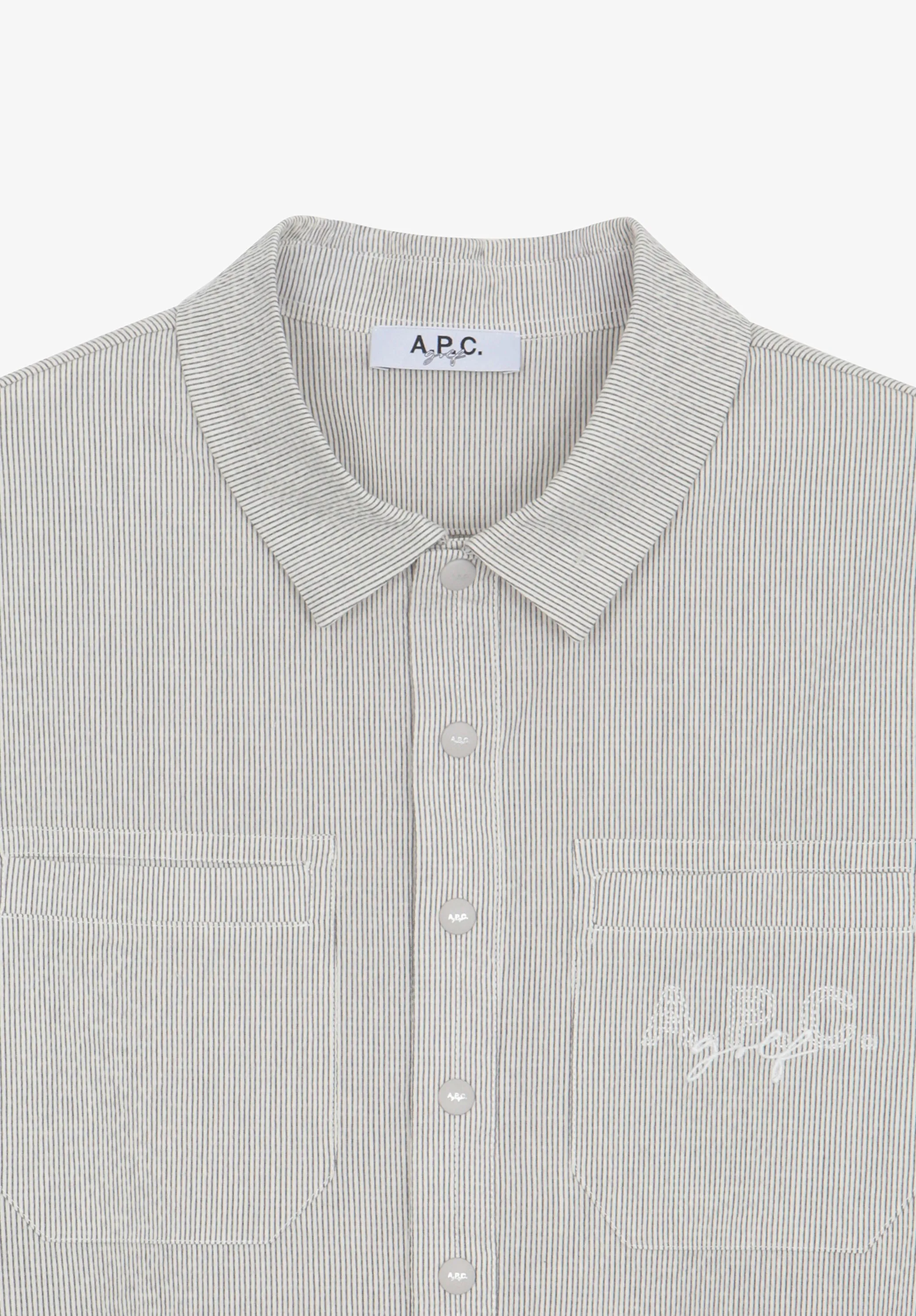 Seersucker polo A.P.C. Golf sold by A.P.C. product image thumbnail 4