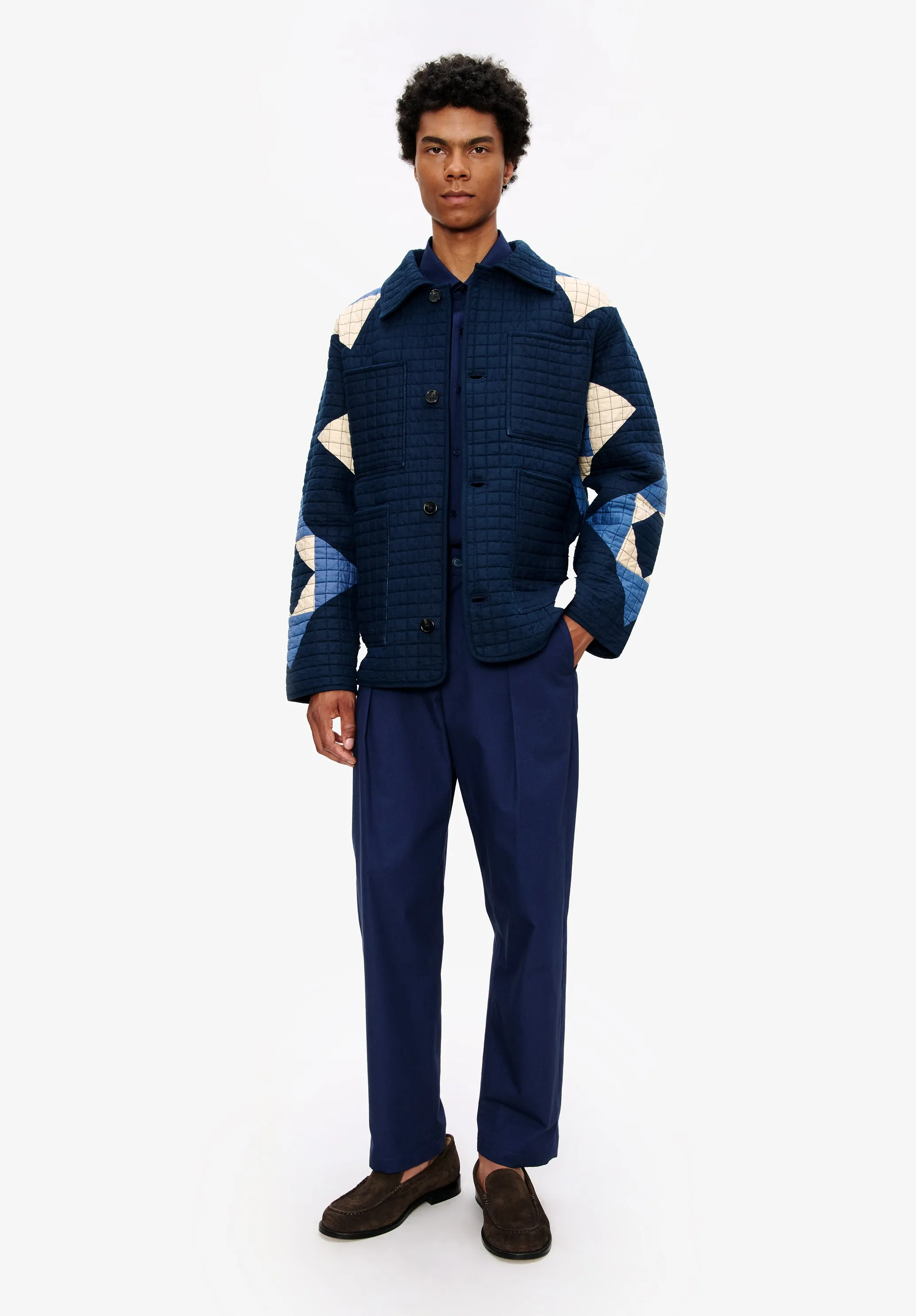 Quilted jacket (M) sold by A.P.C.