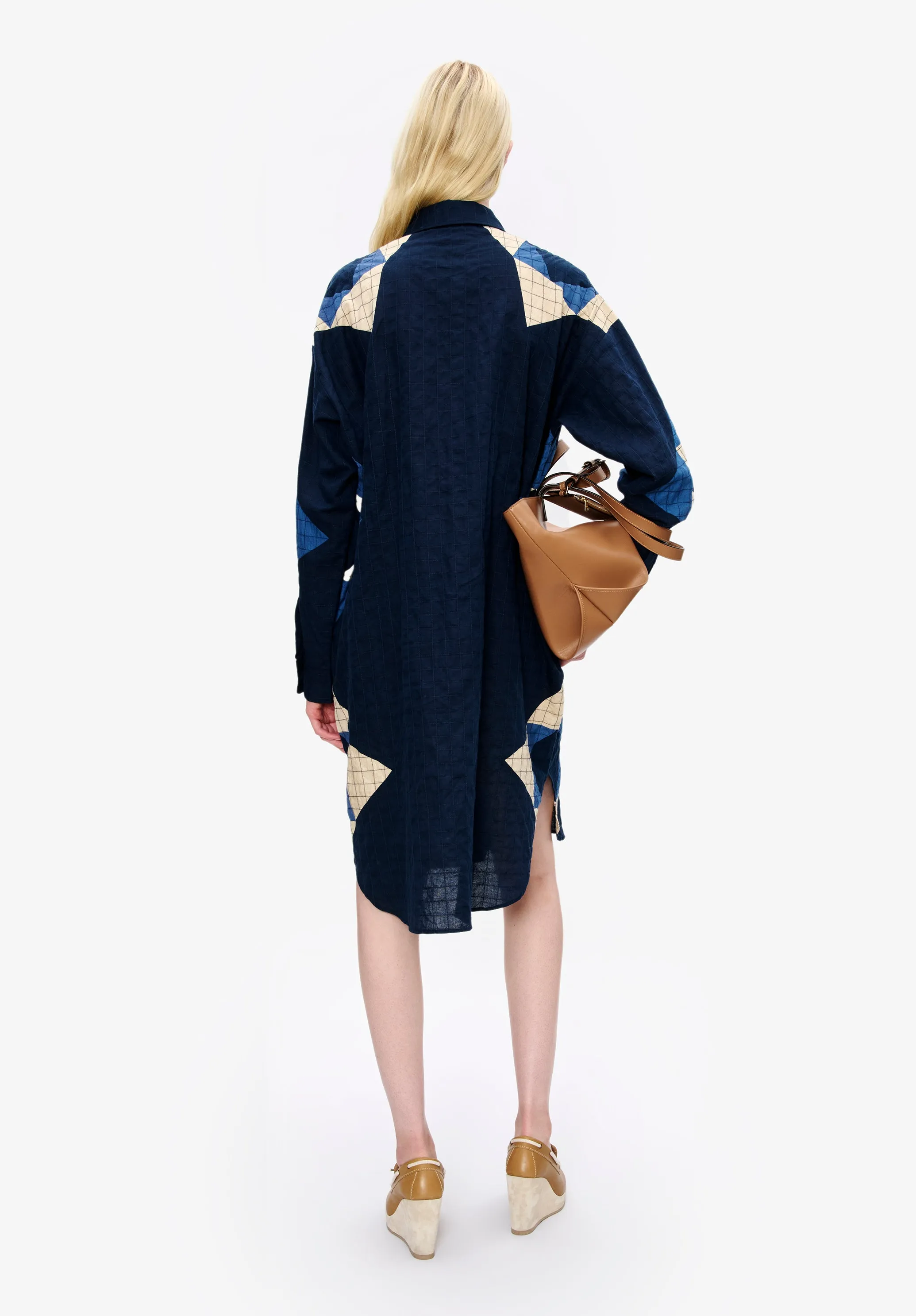 Patchwork shirt-dress sold by A.P.C. product image thumbnail 3