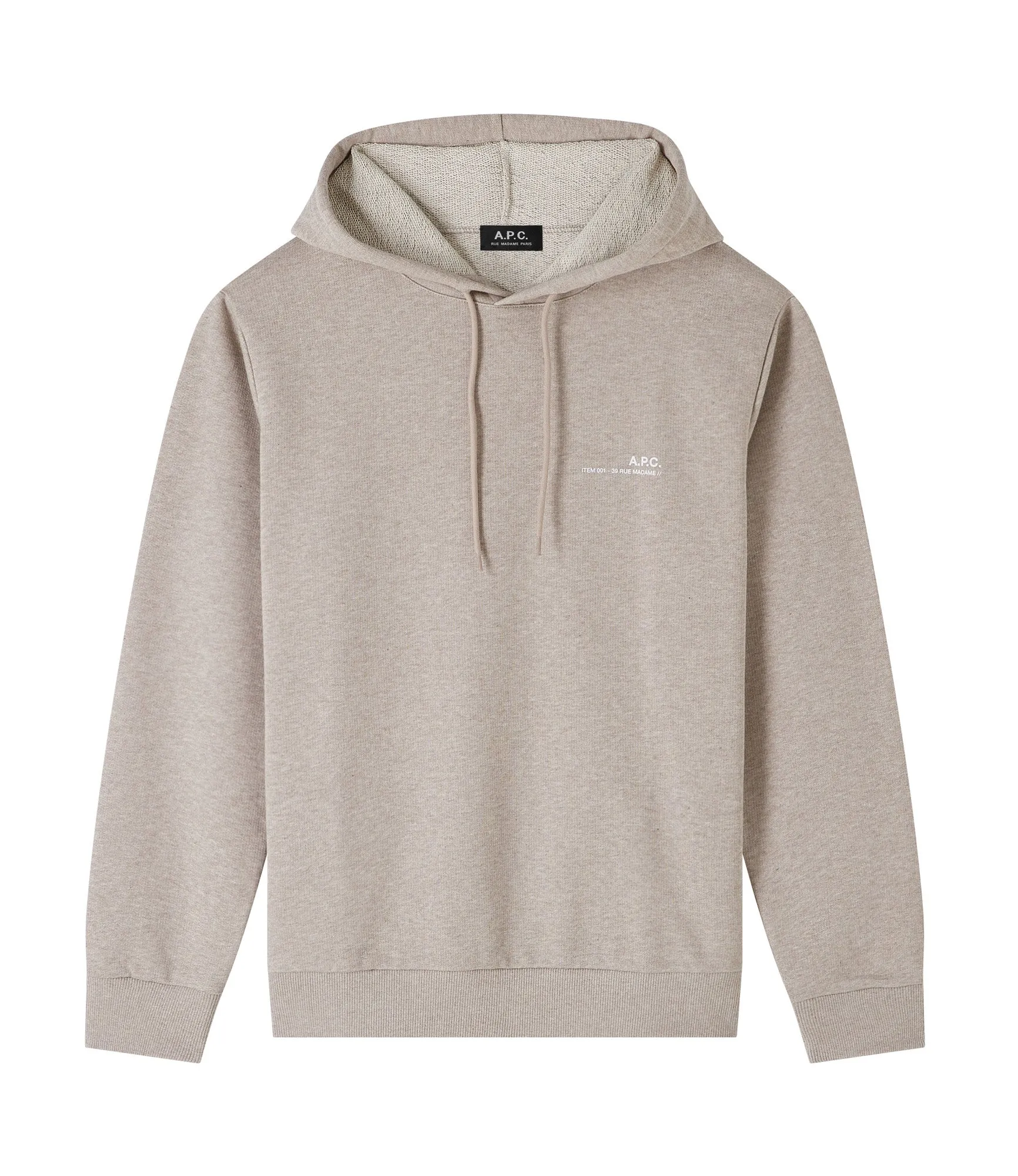 Item H hoodie sold by A.P.C.