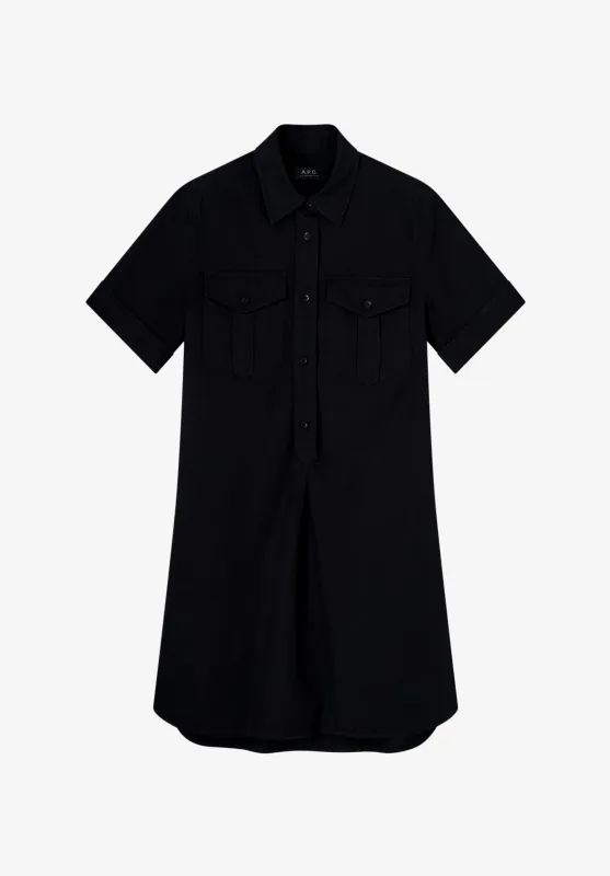 Army dress made by A.P.C.