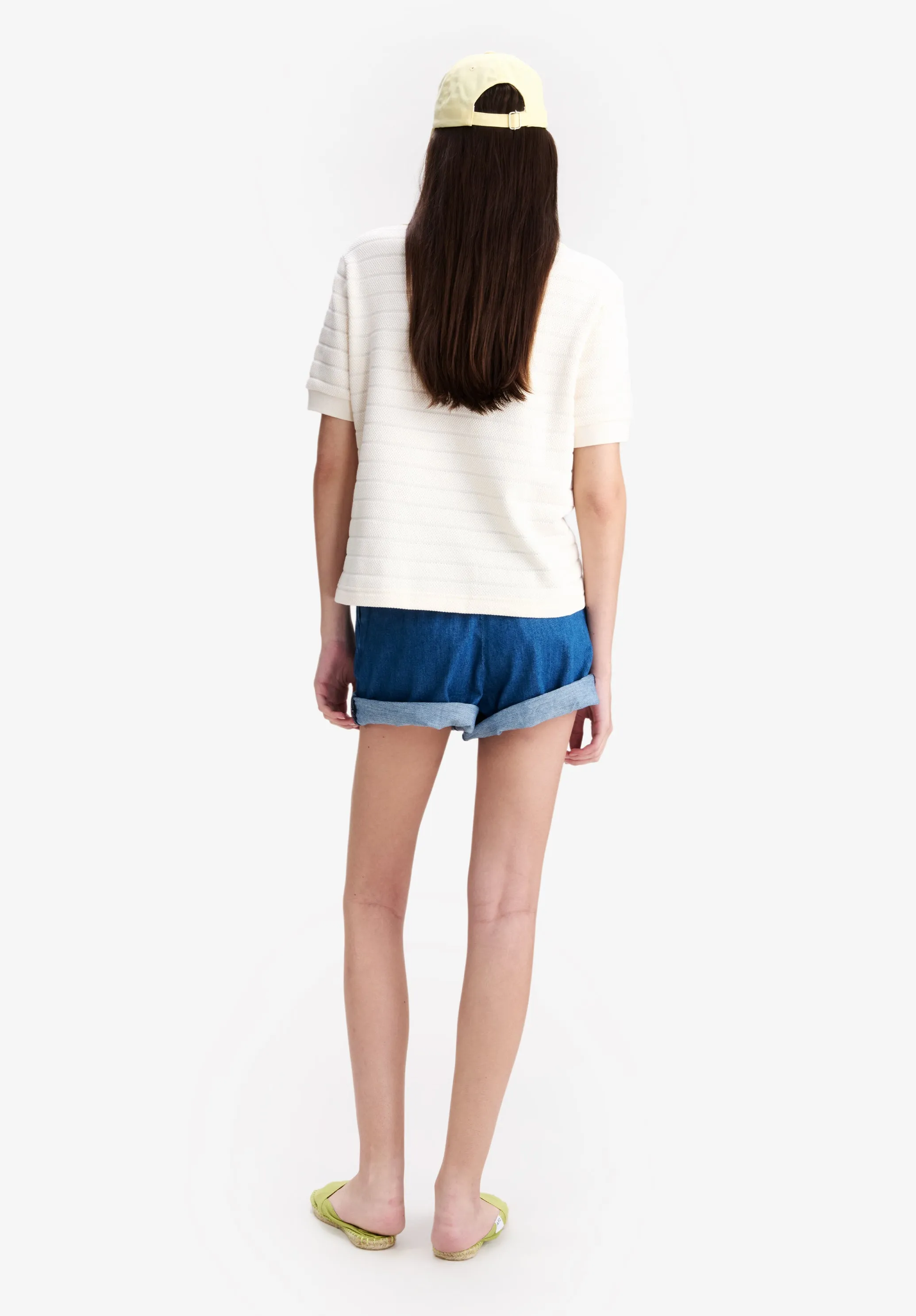 Livia Cropped Polo Shirt sold by A.P.C. product image thumbnail 3