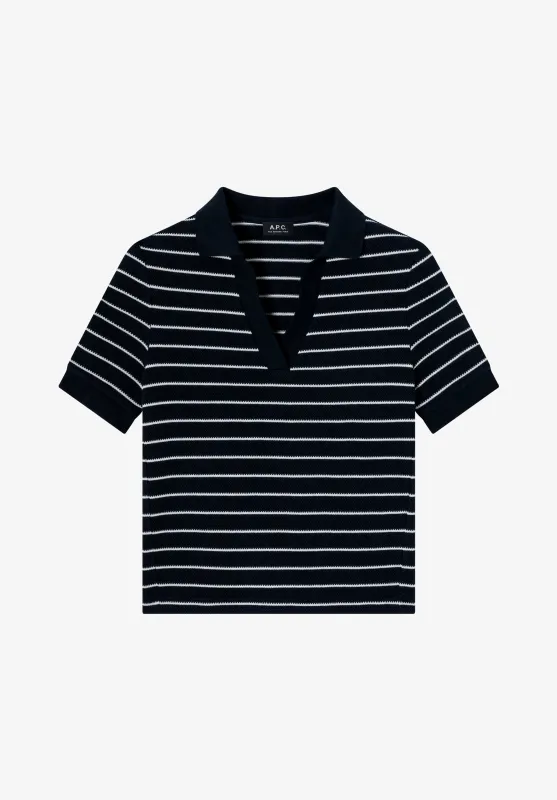 Livia Cropped Polo Shirt made by A.P.C.