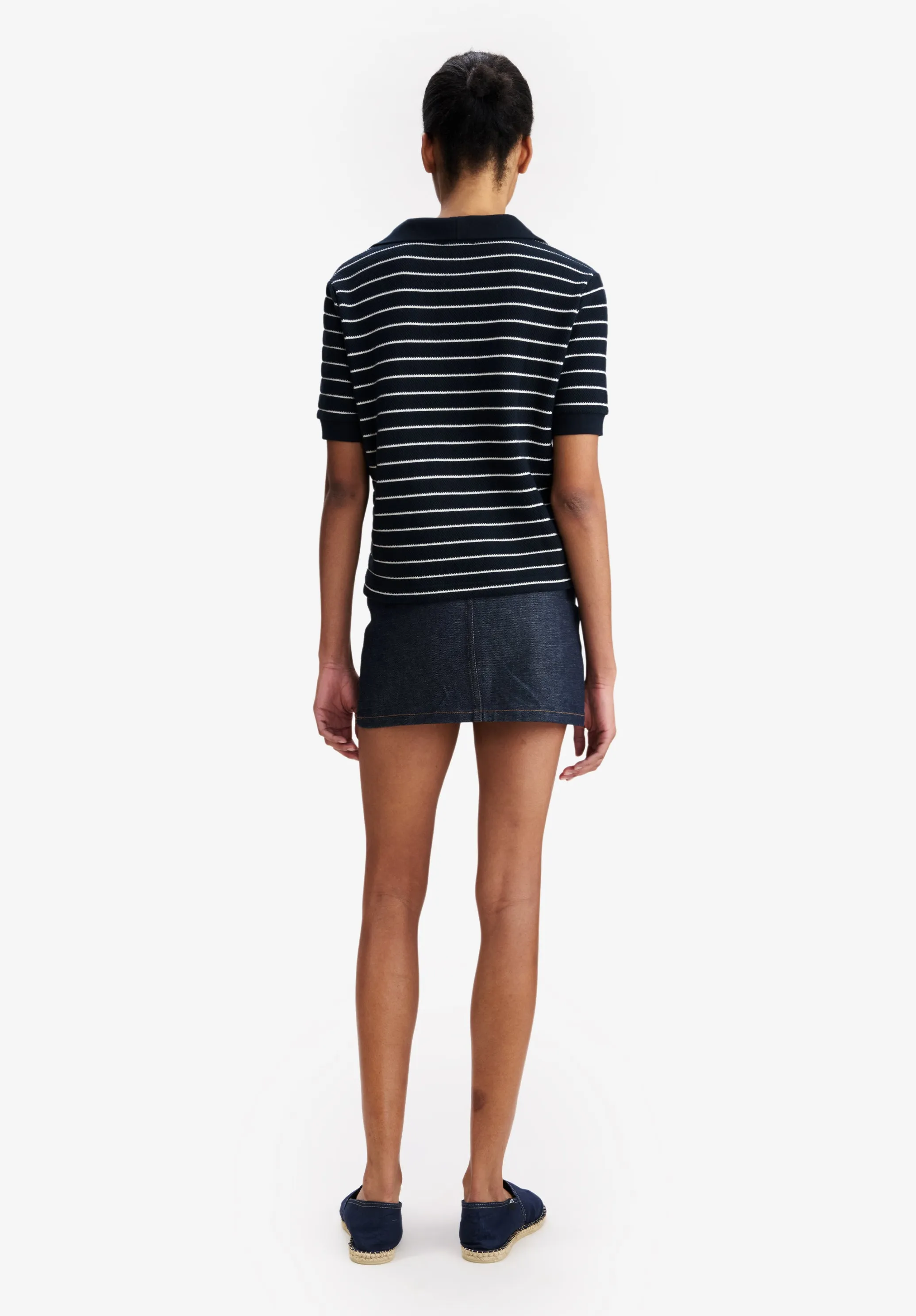 Livia Cropped Polo Shirt sold by A.P.C. product image thumbnail 3