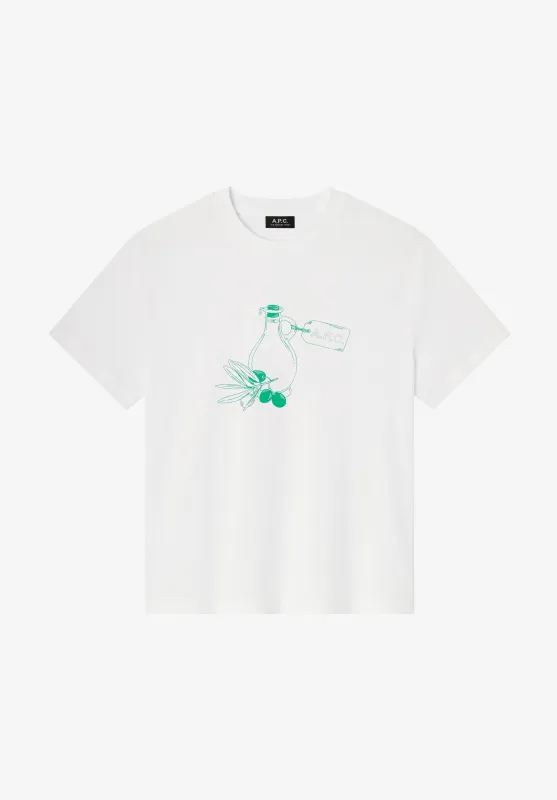 Olive Oil T-Shirt made by A.P.C.