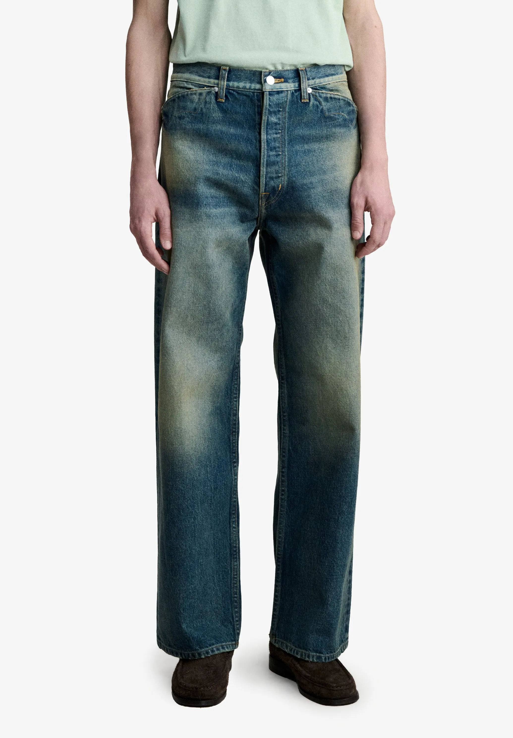 A.P.C. x Brain Dead Type 00 selvedge denim pants sold by A.P.C. product image thumbnail 4