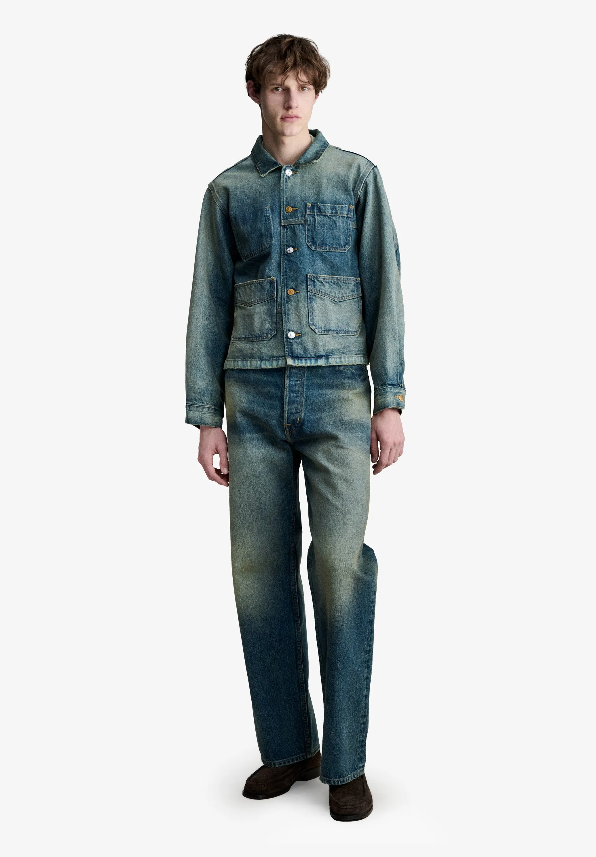 A.P.C. x Brain Dead Selvedge chore jacket sold by A.P.C. product image thumbnail 3