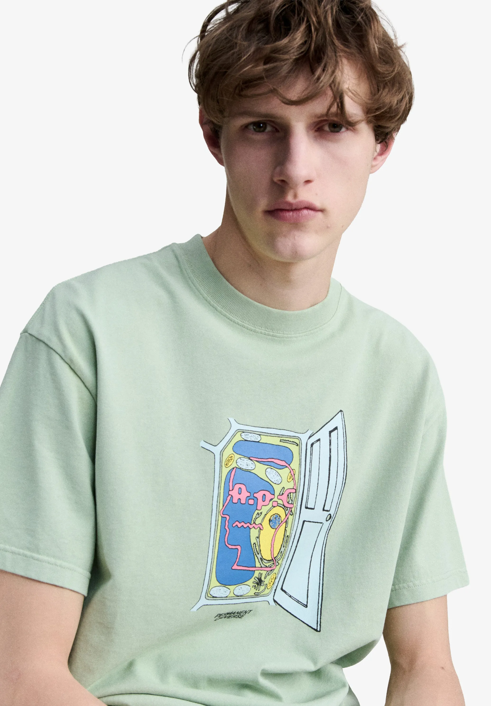 A.P.C. x Brain Dead Permanent Universe T-shirt sold by A.P.C. product image thumbnail 2