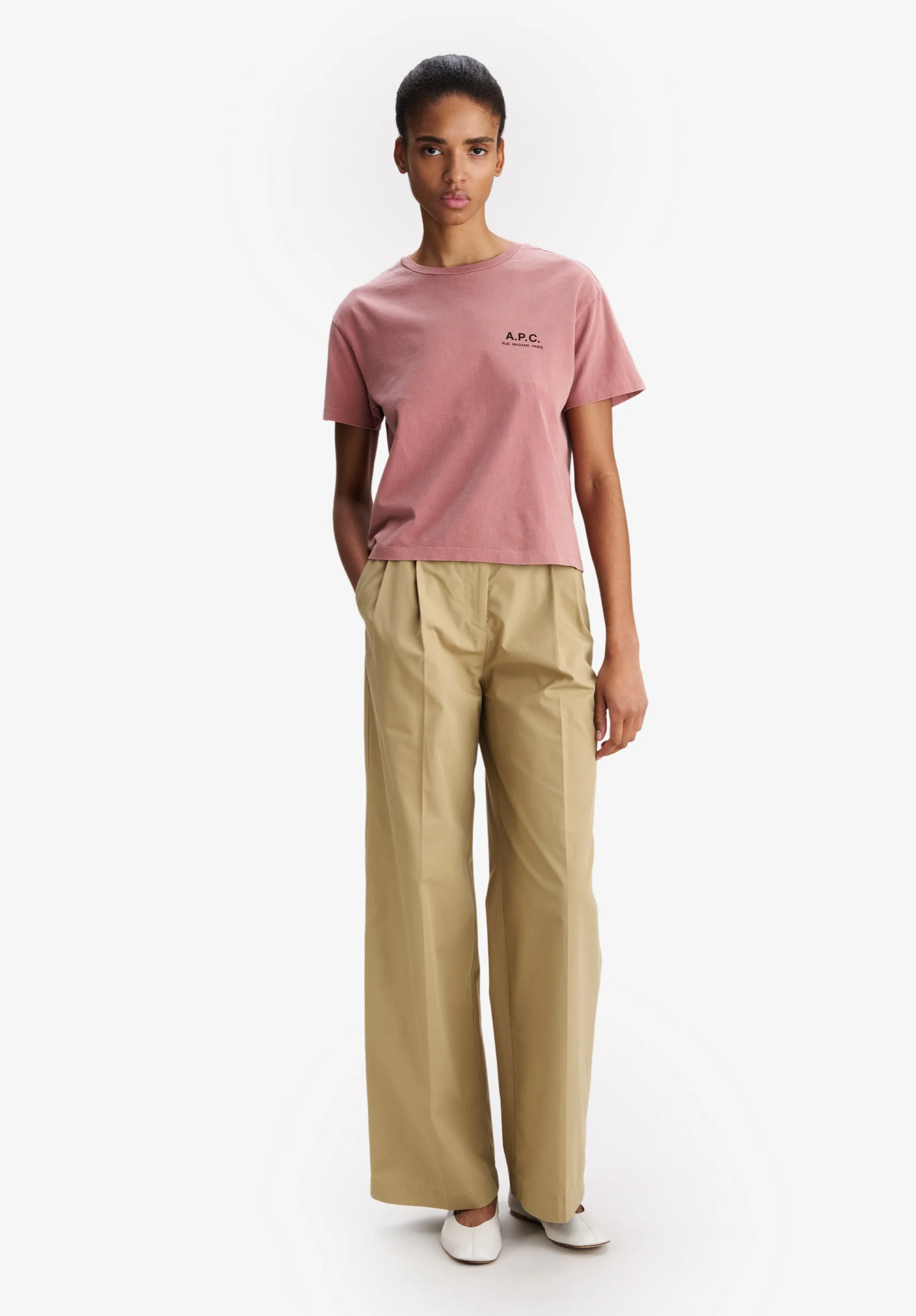 T-Shirt With A.P.C. Rue Madame Logo sold by A.P.C. product image thumbnail 2