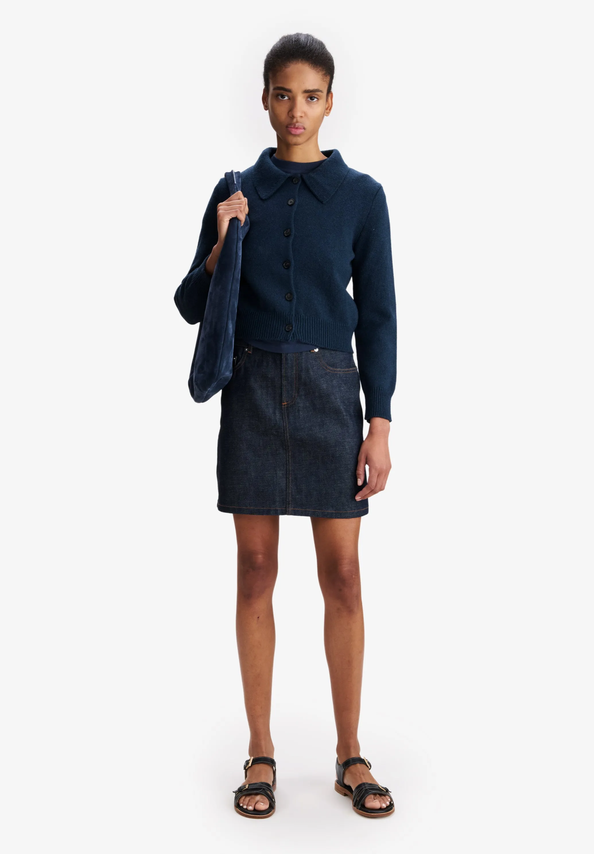 Wool Collared Cardigan sold by A.P.C. product image thumbnail 2