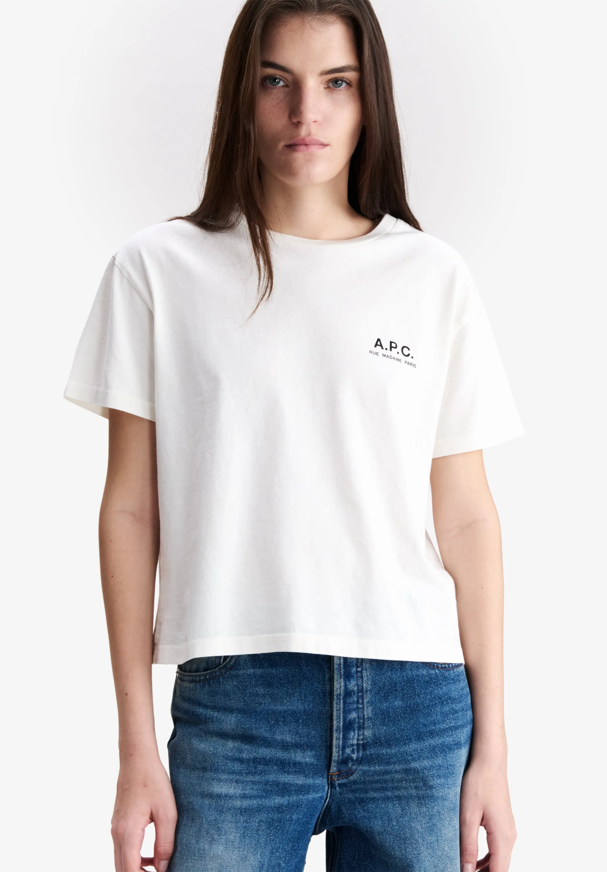 T-Shirt With A.P.C. Rue Madame Logo sold by A.P.C. product image thumbnail 4