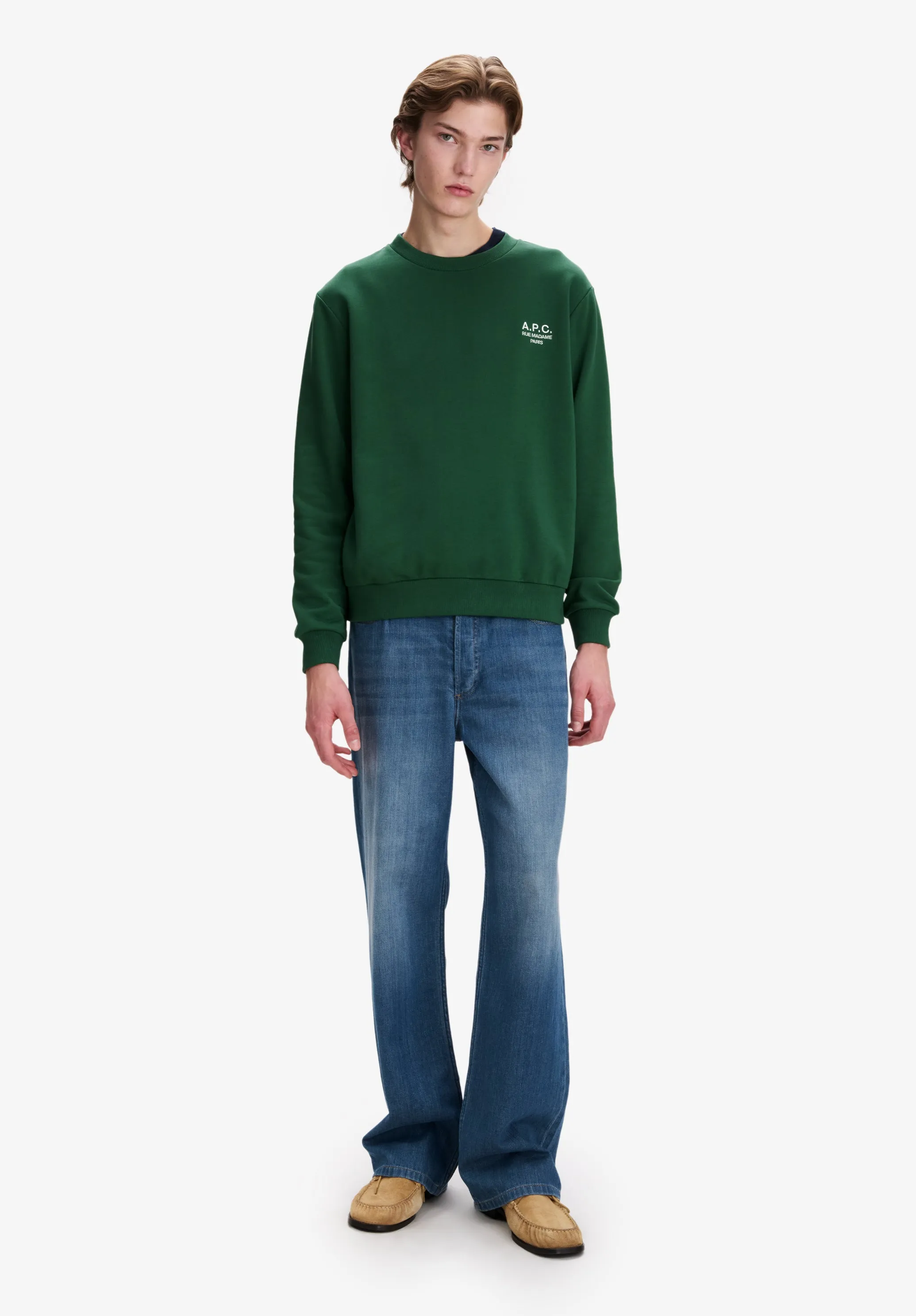 Sweatshirt With A.P.C. Rue Madame Logo (M) sold by A.P.C. product image thumbnail 2