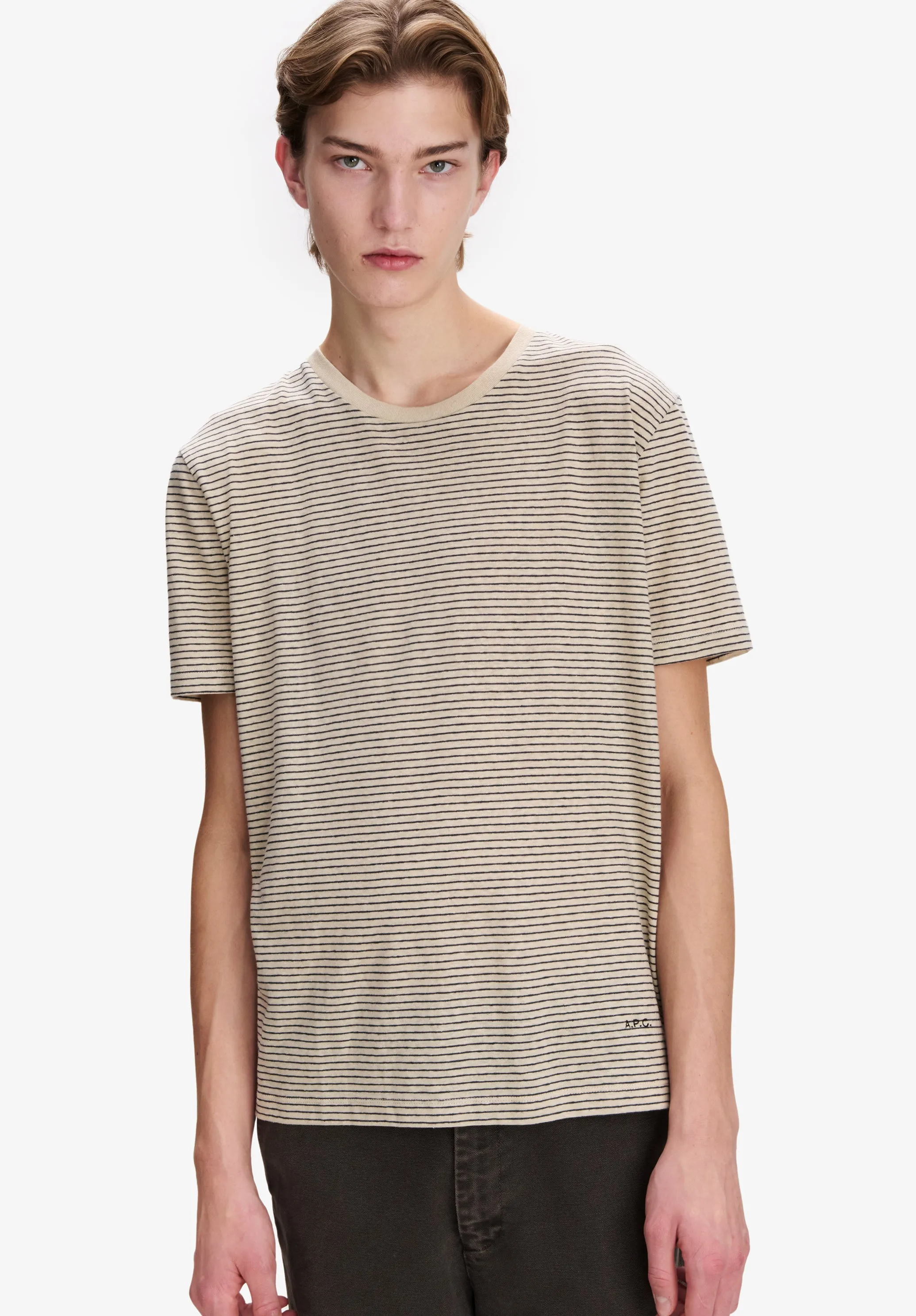 T-Shirt With Stripes sold by A.P.C. product image thumbnail 4
