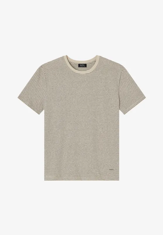 T-Shirt With Stripes made by A.P.C.