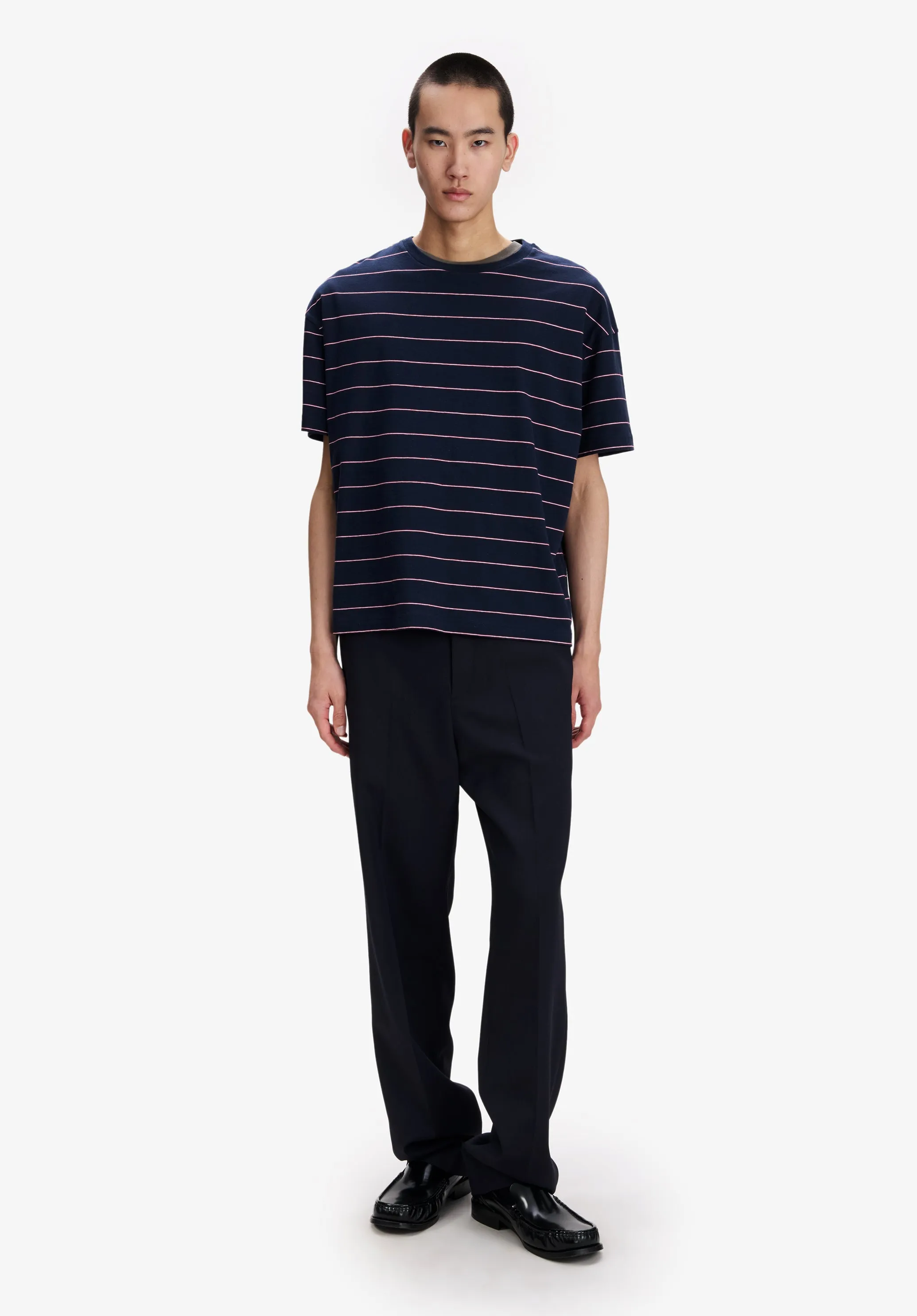 Loose T-Shirt With Pink Stripes sold by A.P.C. product image thumbnail 2