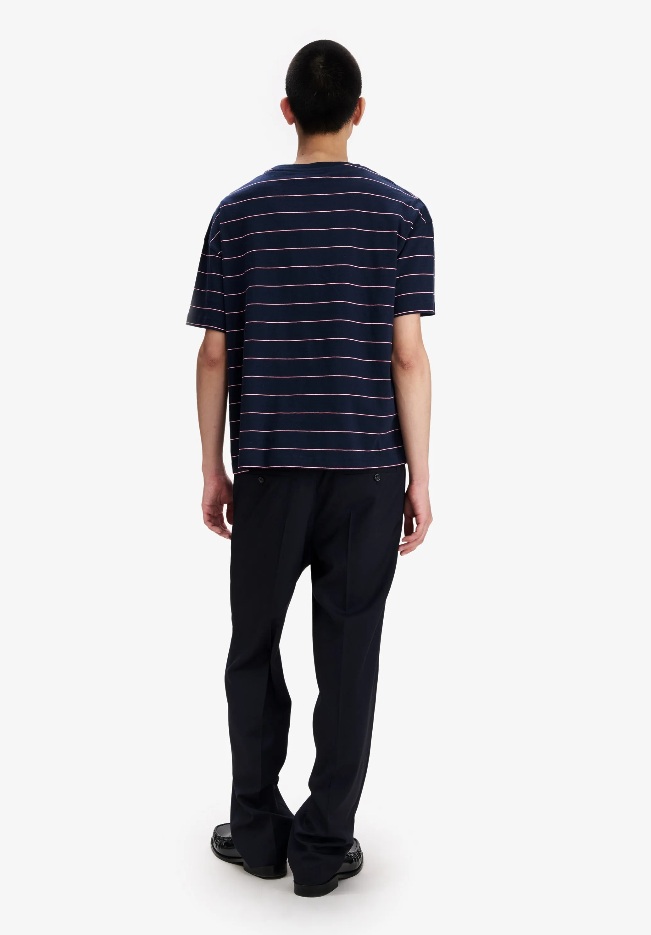 Loose T-Shirt With Pink Stripes sold by A.P.C. product image thumbnail 3