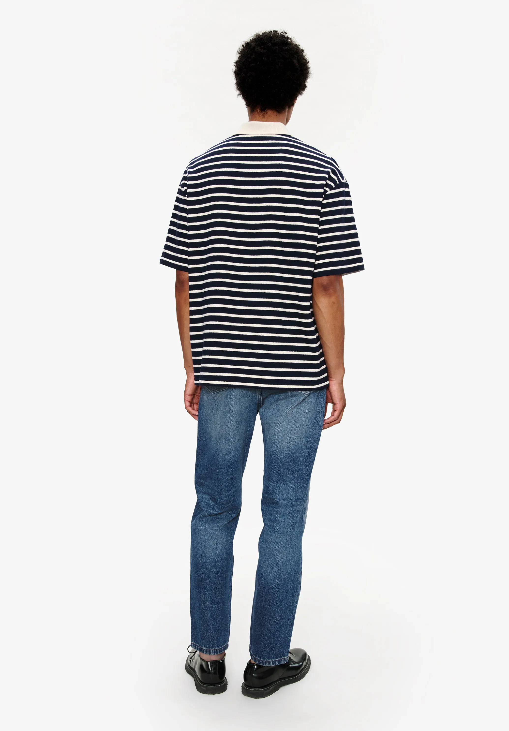 Striped polo shirt sold by A.P.C. product image thumbnail 3