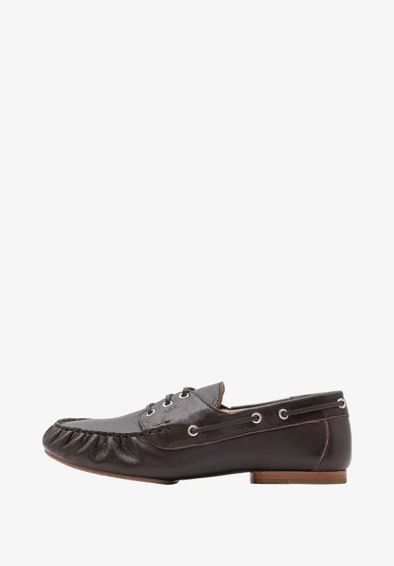 Leather Boat Shoes made by A.P.C.
