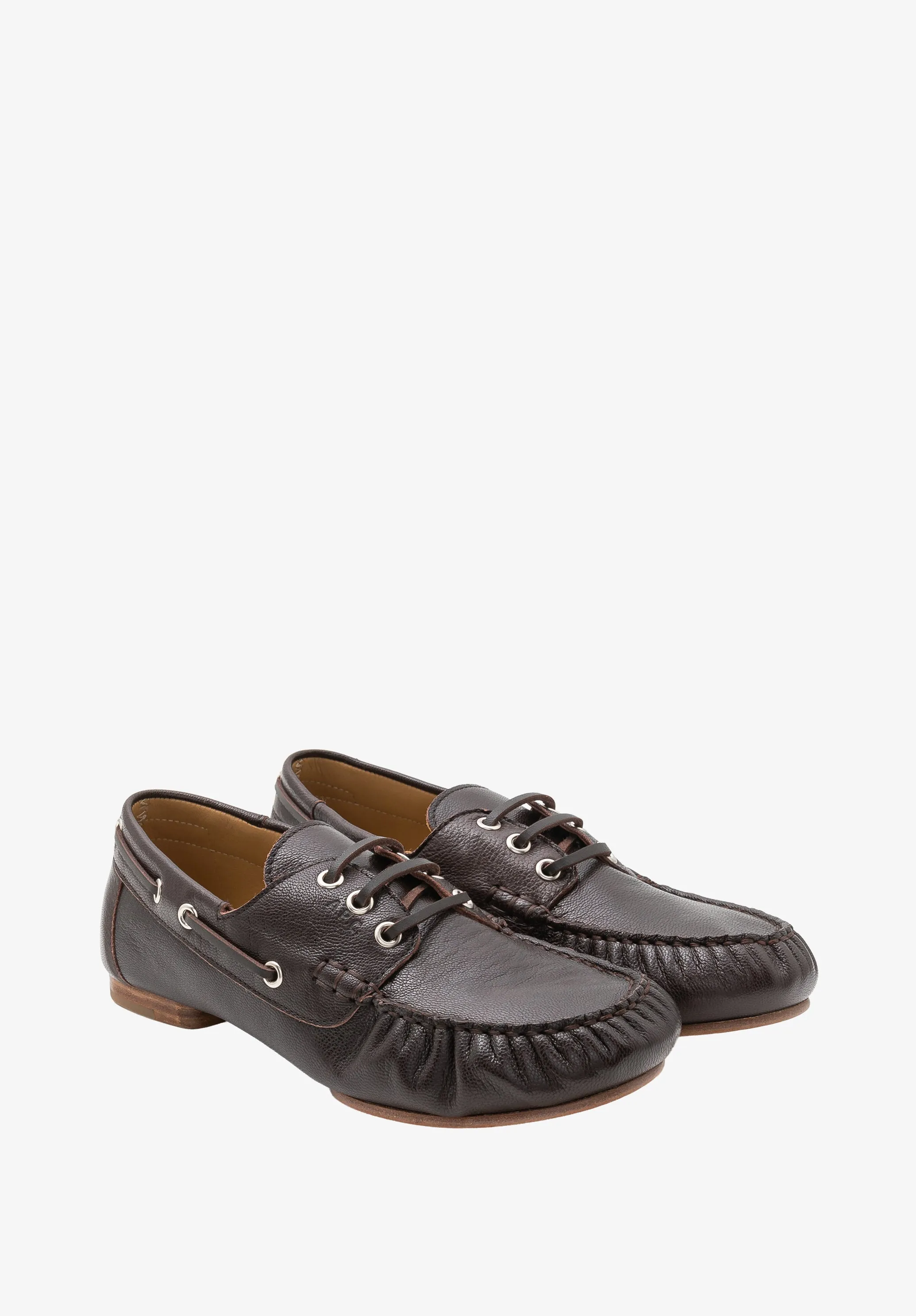 Leather Boat Shoes sold by A.P.C. product image thumbnail 3