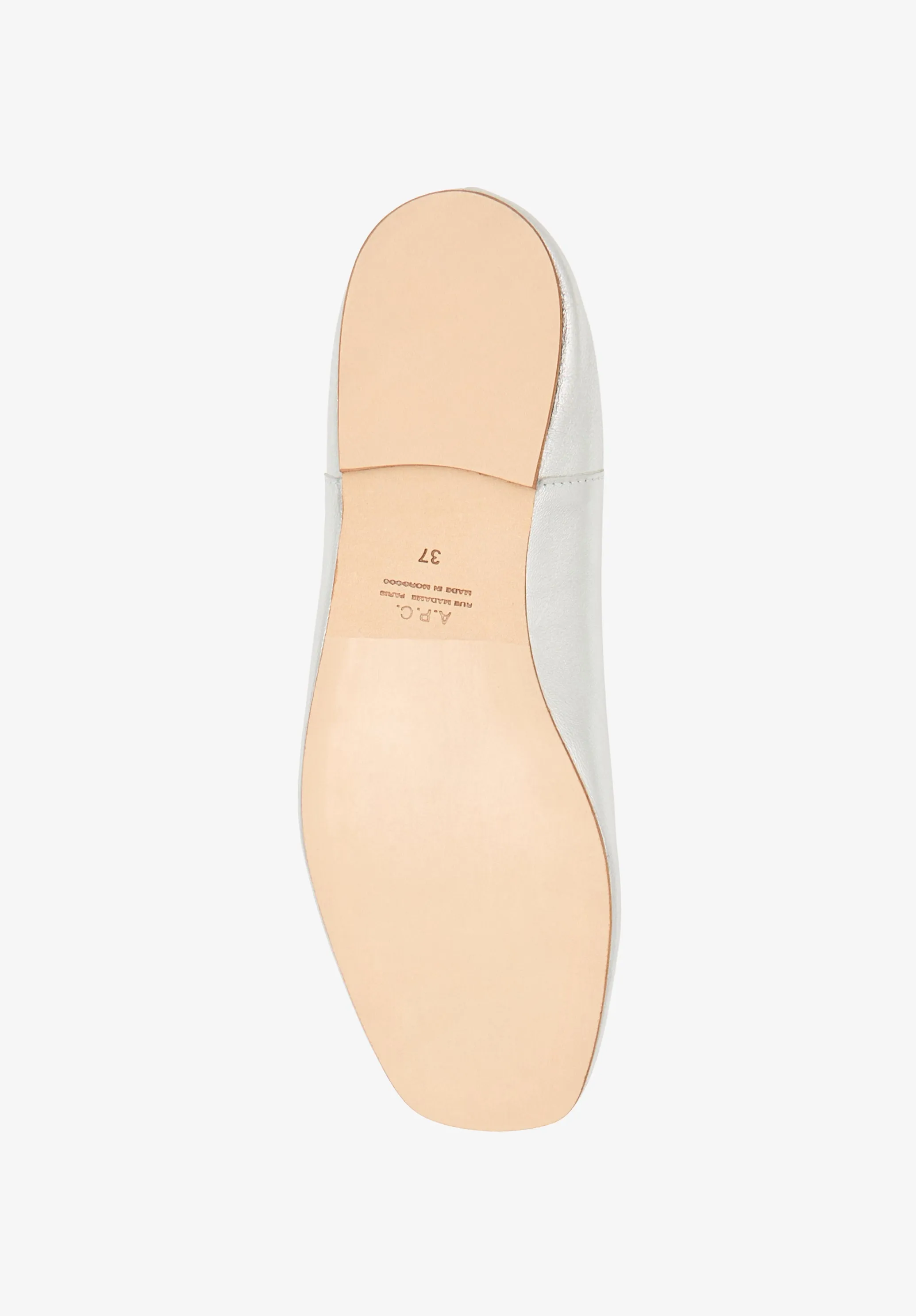 Square-Toe Leather Ballet Flats sold by A.P.C. product image thumbnail 4