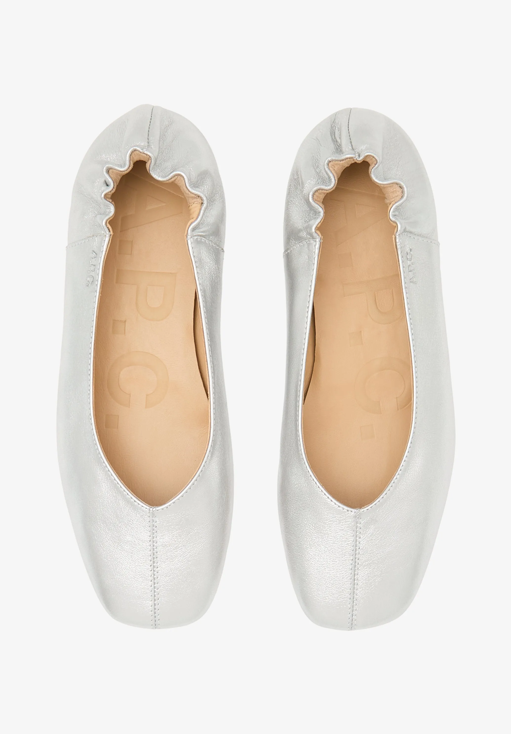 Square-Toe Leather Ballet Flats sold by A.P.C. product image thumbnail 2