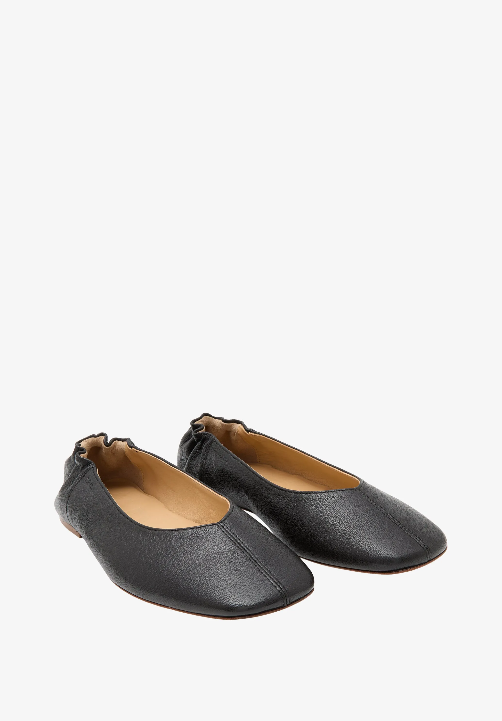 Square-Toe Leather Ballet Flats sold by A.P.C. product image thumbnail 3