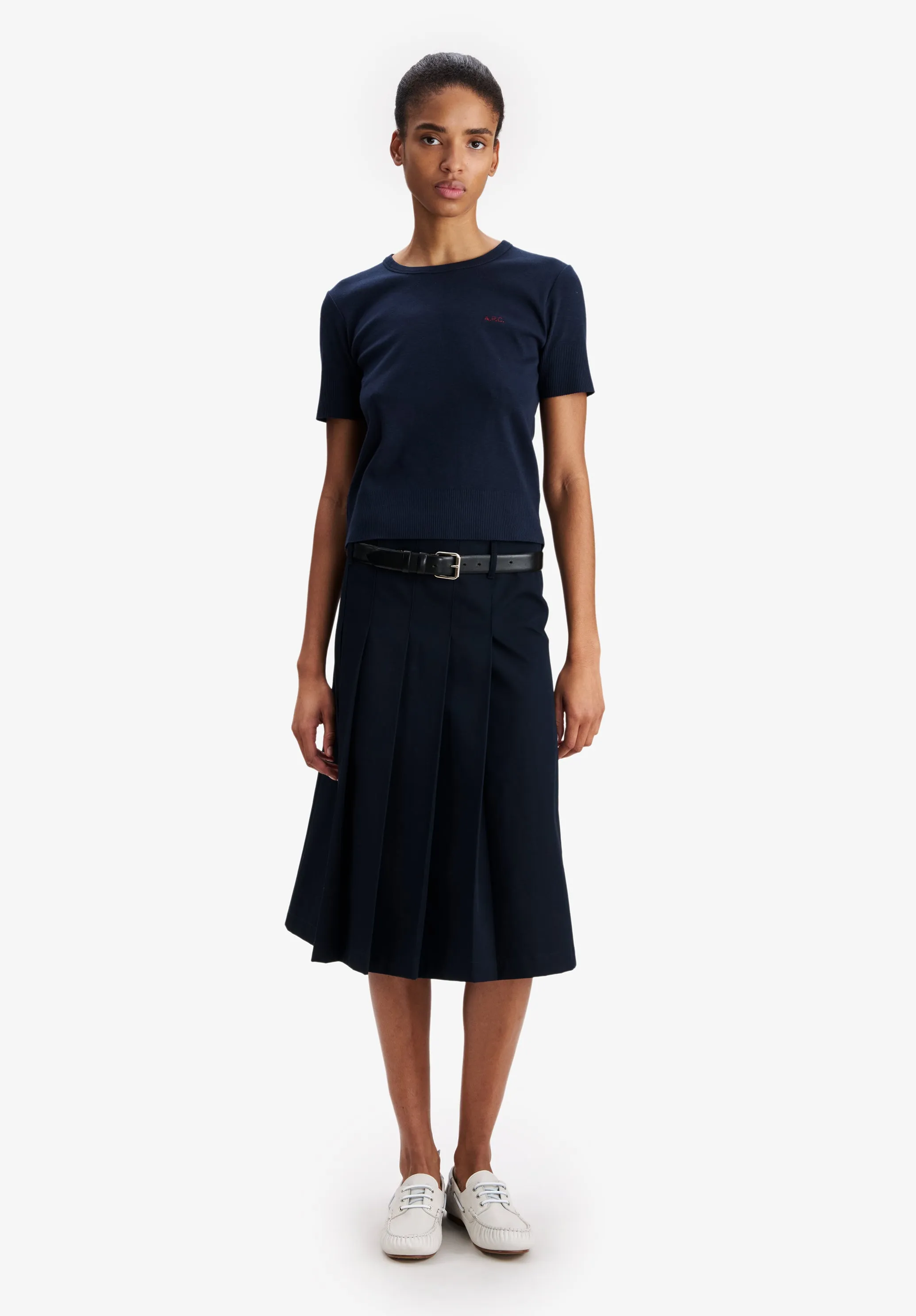 Fitted T-Shirt With A.P.C. Micro-Logo sold by A.P.C. product image thumbnail 2