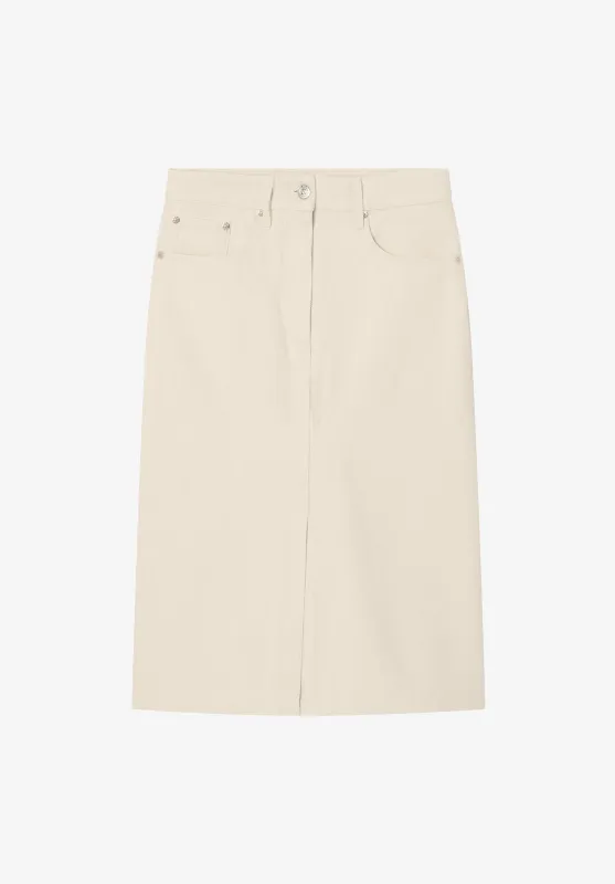 Denim Split Skirt made by A.P.C.