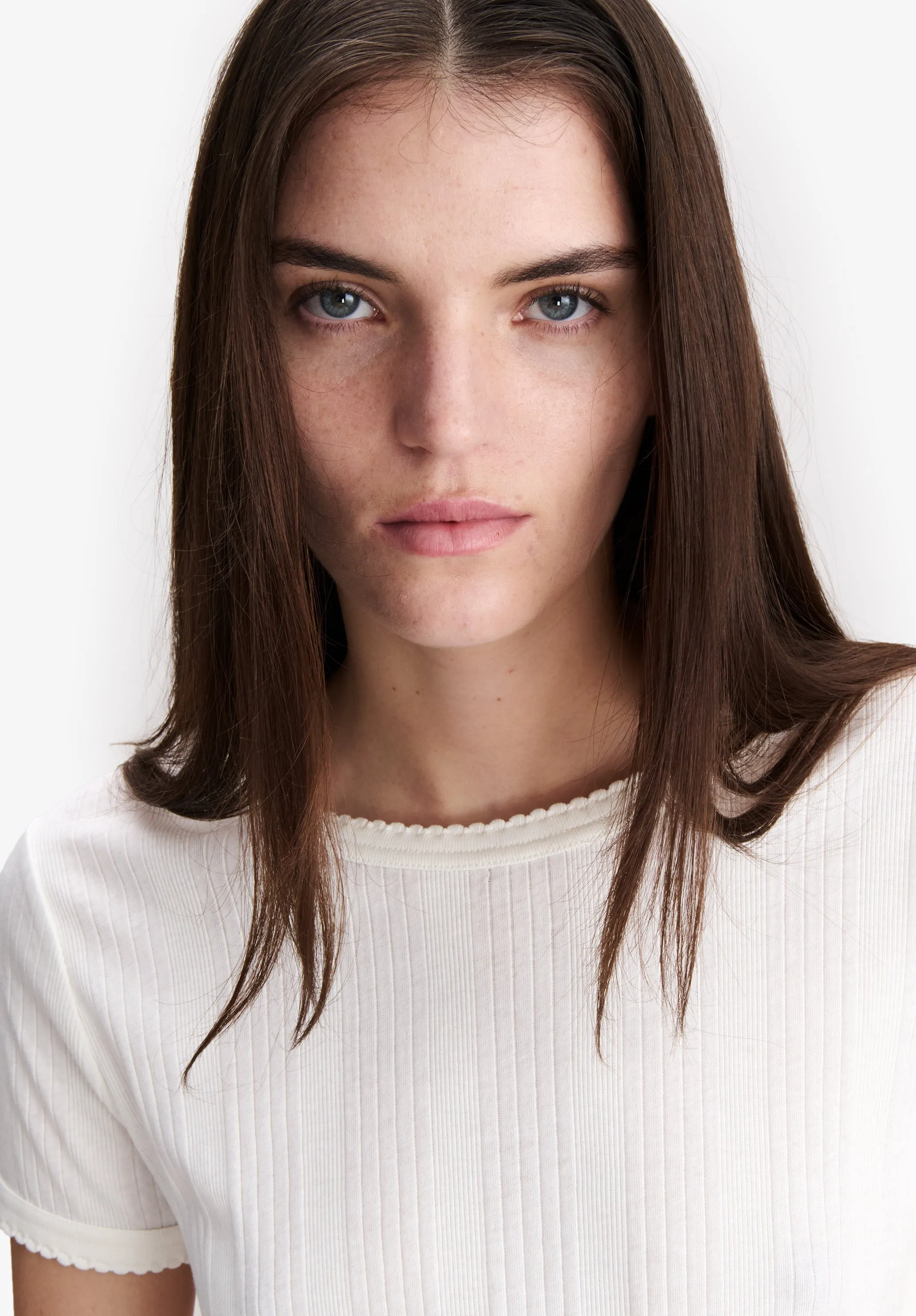 Ribbed Organic Cotton T-Shirt sold by A.P.C. product image thumbnail 4