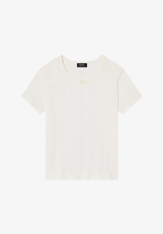 Ribbed Organic Cotton T-Shirt made by A.P.C.