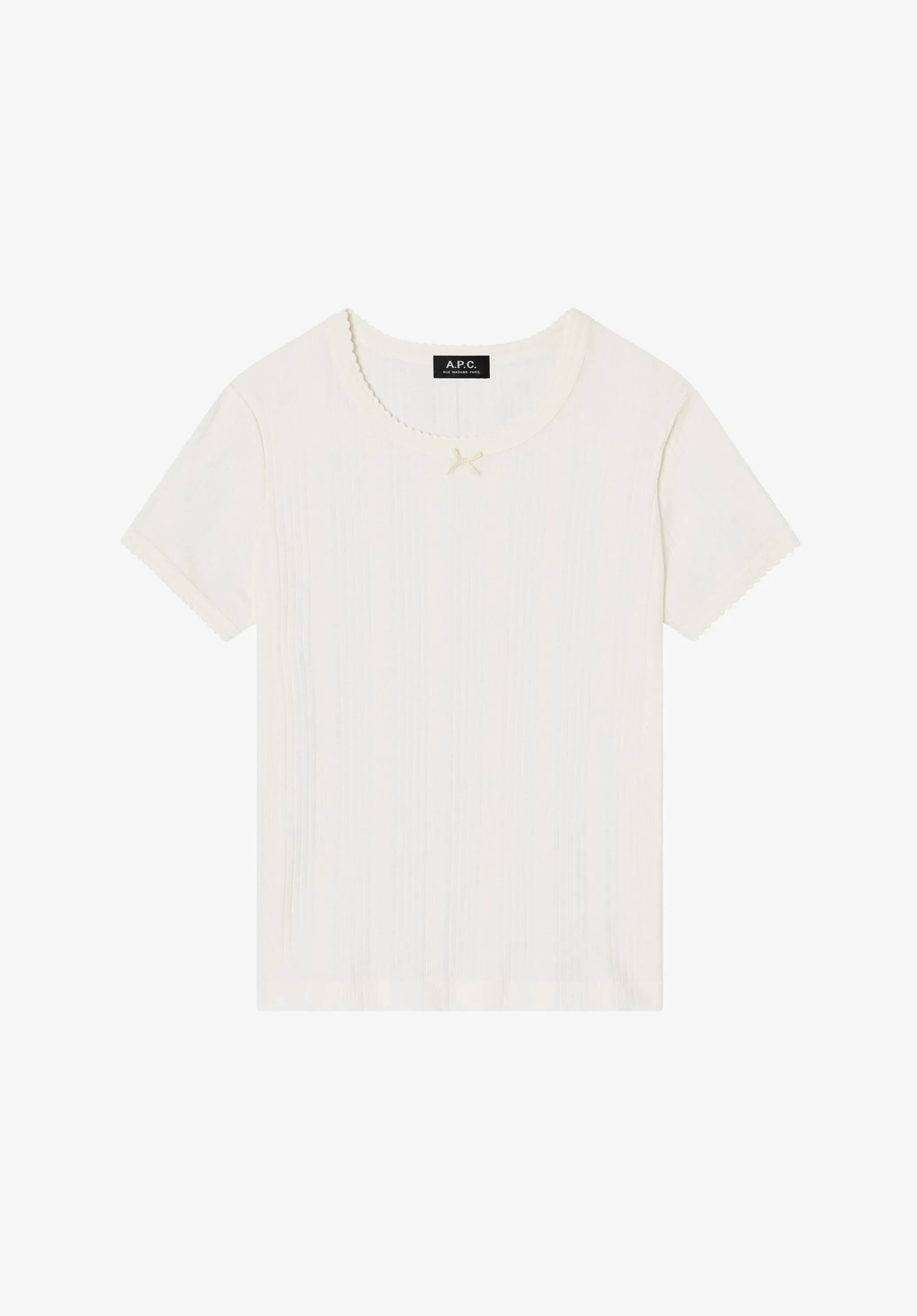 Ribbed Organic Cotton T-Shirt sold by A.P.C.