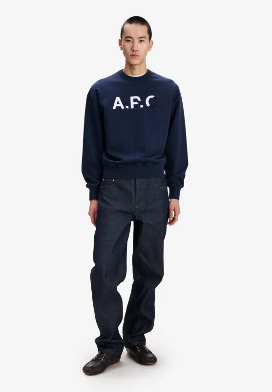 Sweatshirt With Vintage-Effect A.P.C. Logo made by A.P.C.