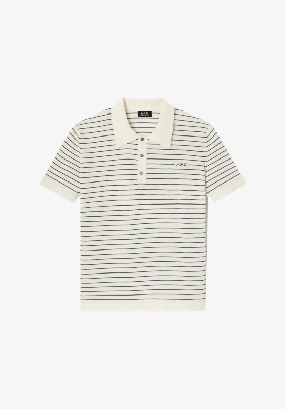 Fitted Striped Polo made by A.P.C.