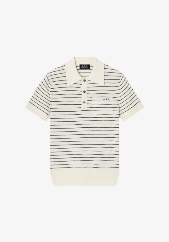 Fitted Striped Polo made by A.P.C.