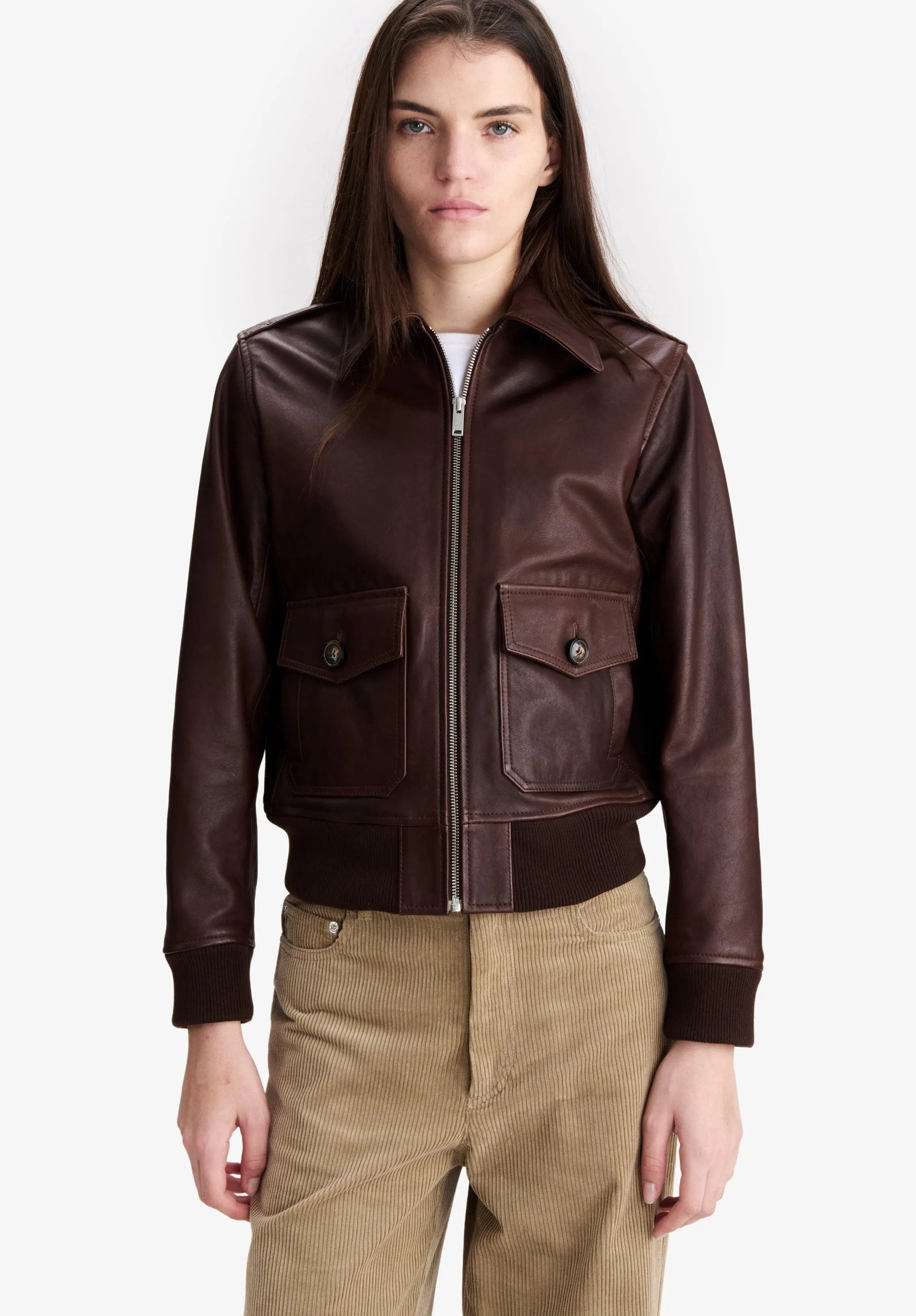 Short Leather Jacket sold by A.P.C. product image thumbnail 4