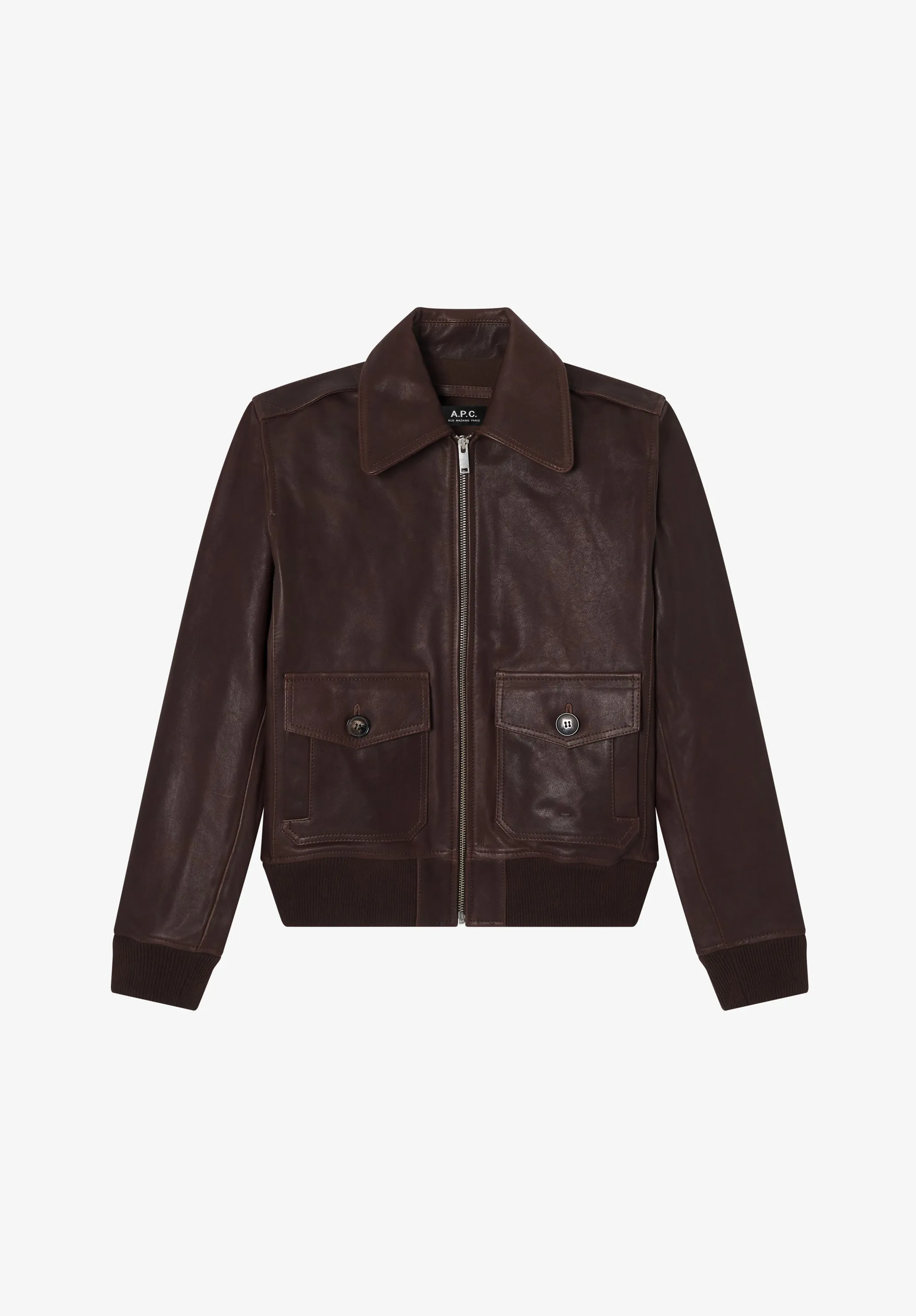 Short Leather Jacket sold by A.P.C.