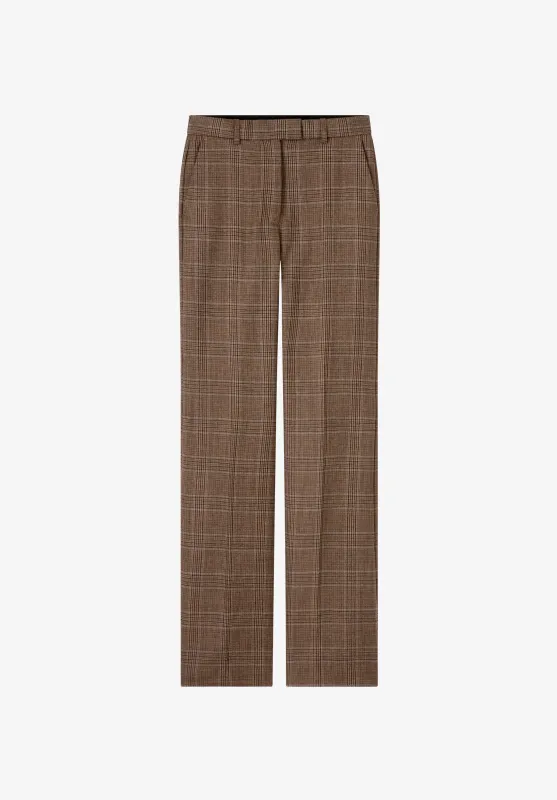 Jude Pants - Flared Check Pants made by A.P.C.