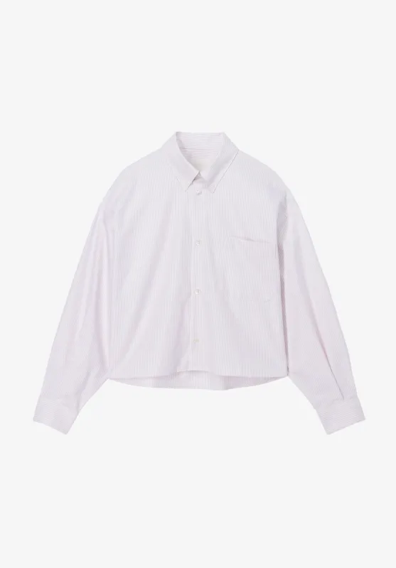 Sophia Logo Shirt - Short Oxford Shirt made by A.P.C.
