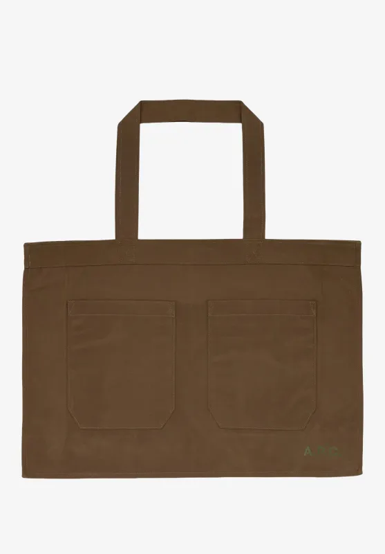 Pocket Tote - Double pocket bag made by A.P.C.