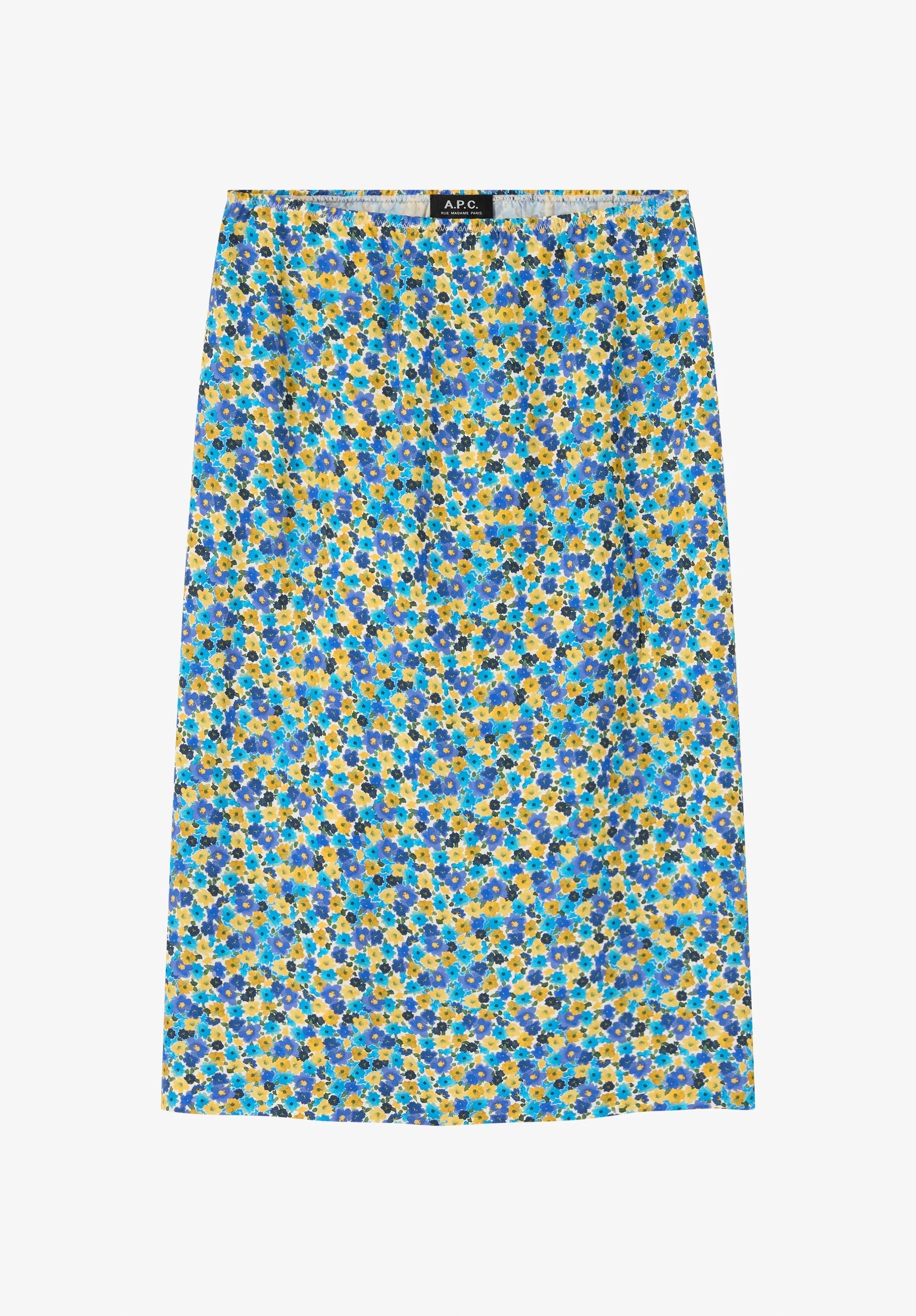 Mila Skirt - Long viscose skirt with floral motifs sold by A.P.C.