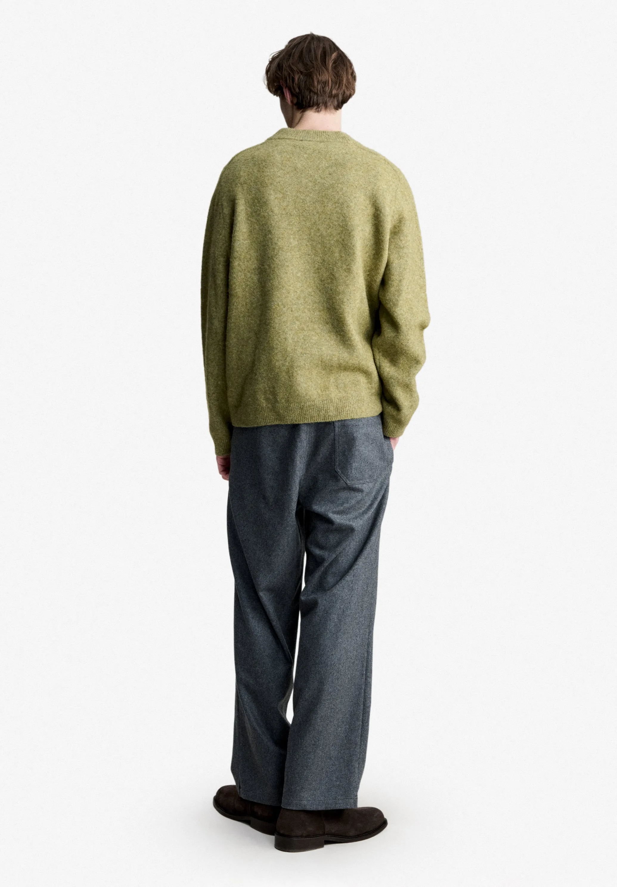 Dylan Sweater - Loose-fit light khaki sweater sold by A.P.C. product image thumbnail 3