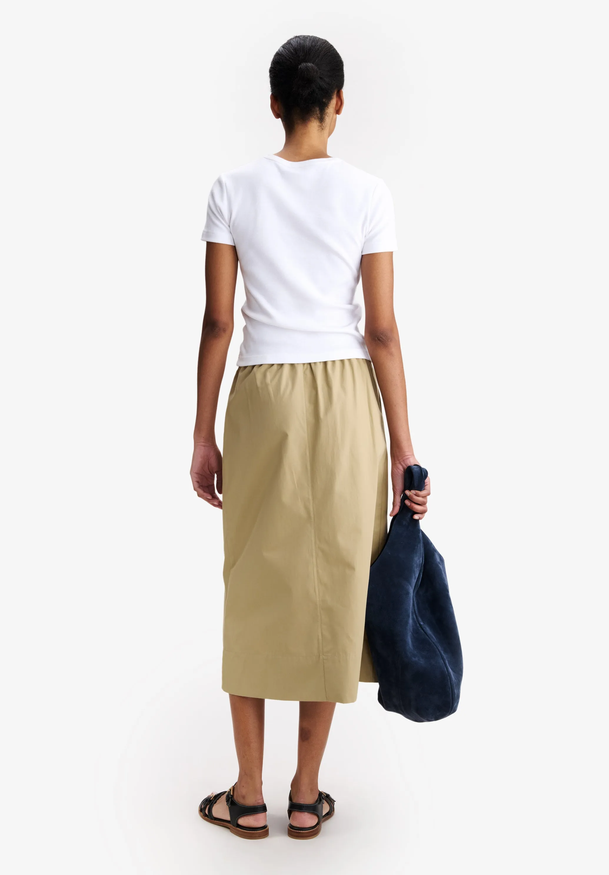 Long Organic Cotton Skirt sold by A.P.C. product image thumbnail 3