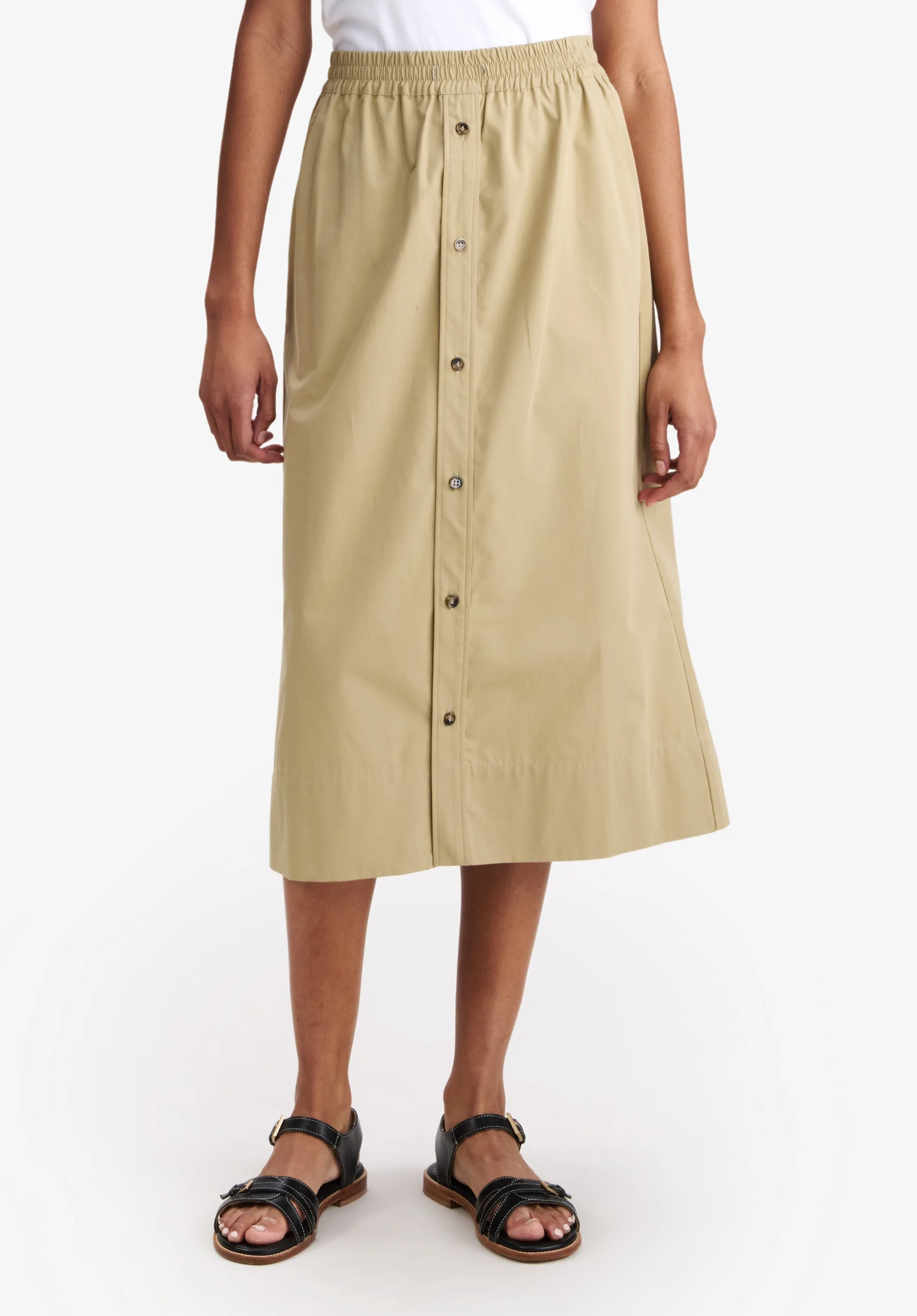 Long Organic Cotton Skirt sold by A.P.C. product image thumbnail 4