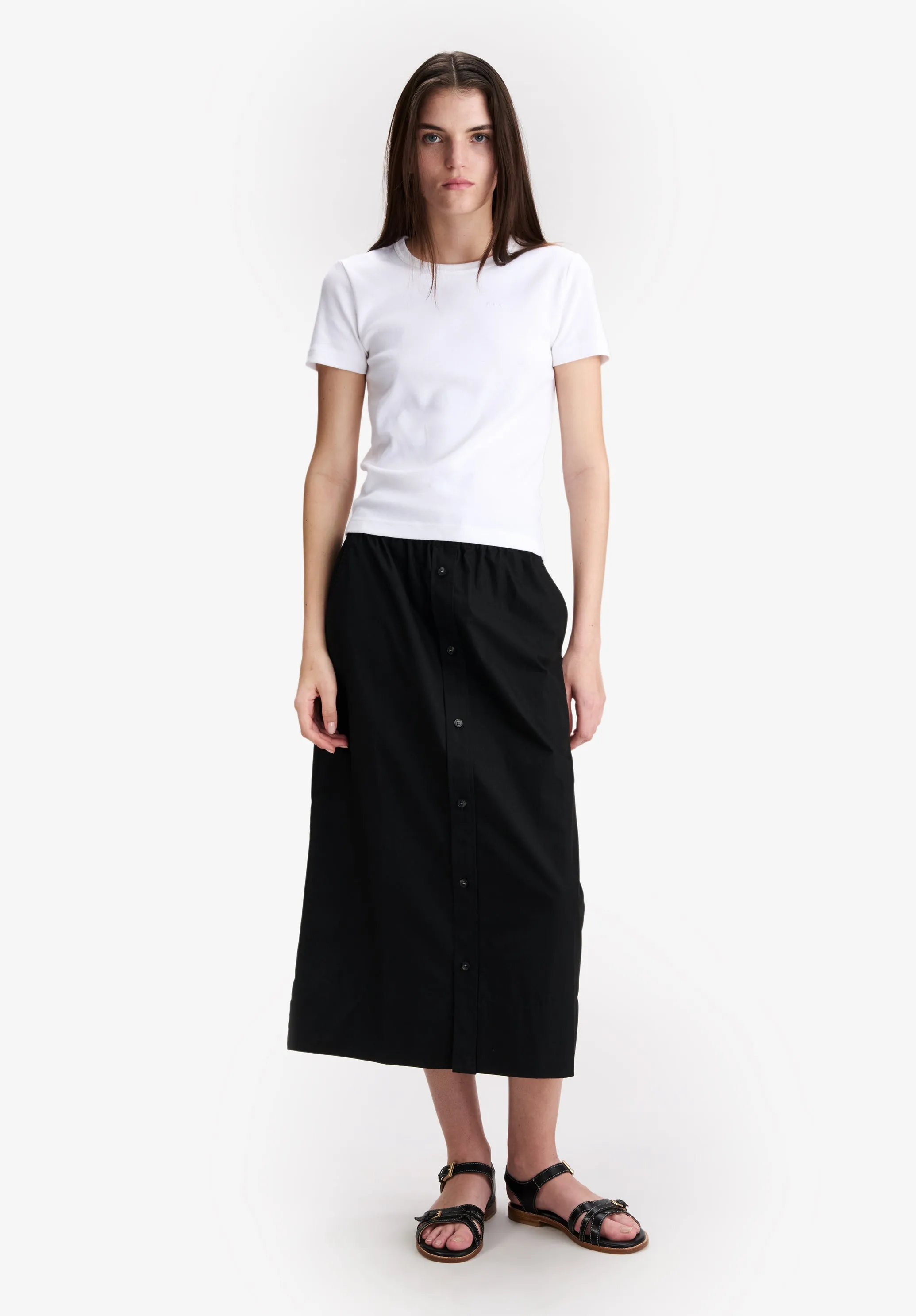 Long Organic Cotton Skirt sold by A.P.C. product image thumbnail 2