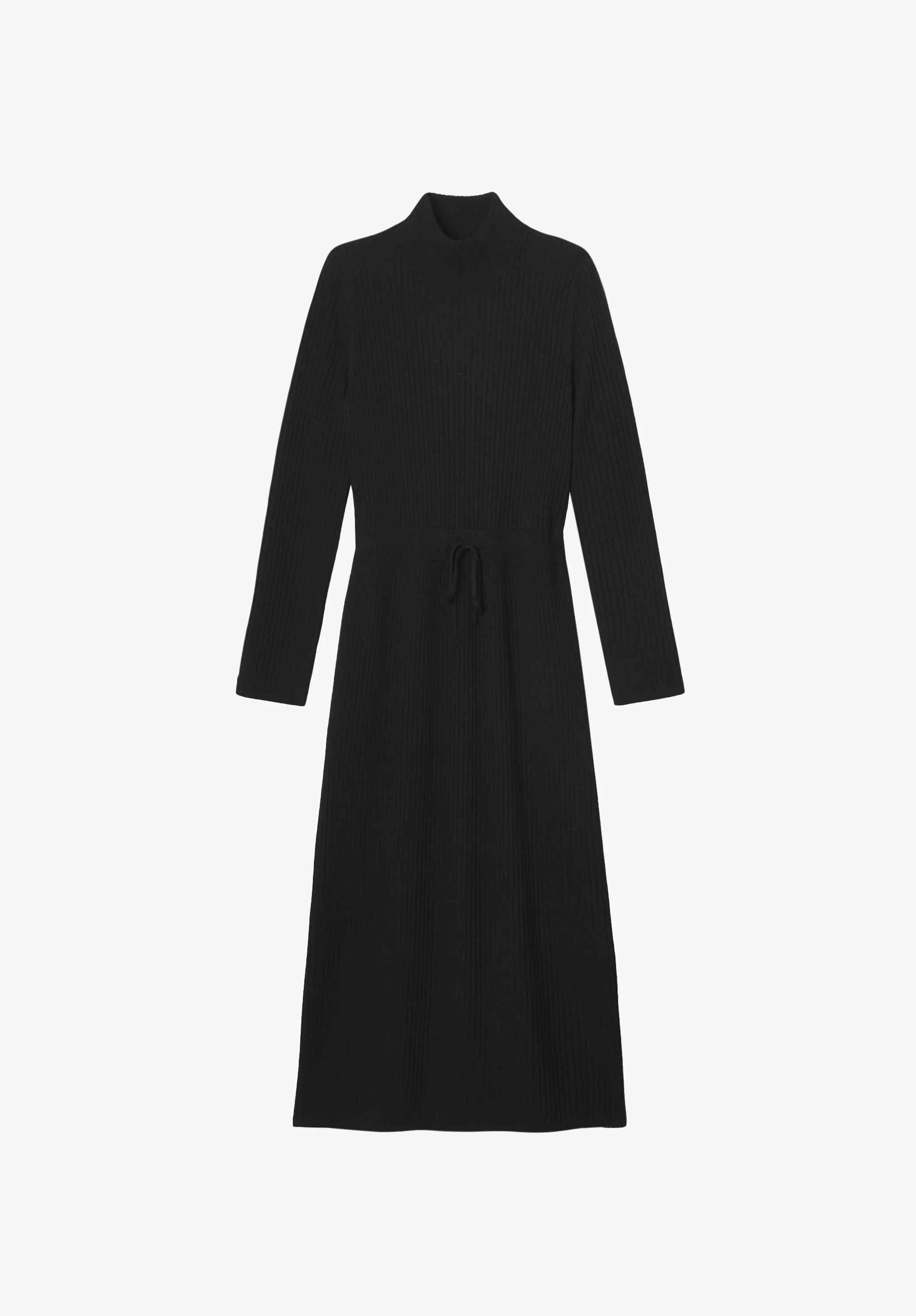 Aimee Dress - Long black wool dress sold by A.P.C.