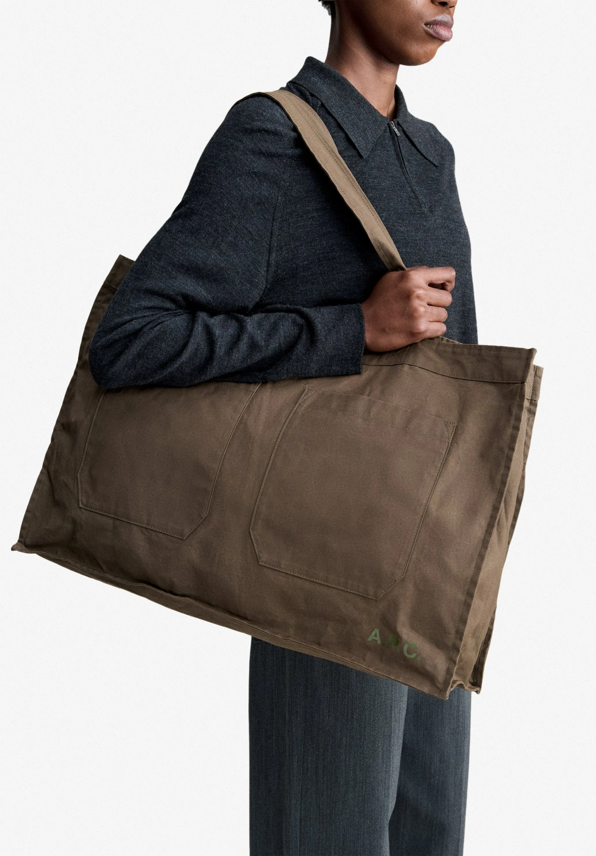 Pocket Tote - Double pocket bag sold by A.P.C. product image thumbnail 3