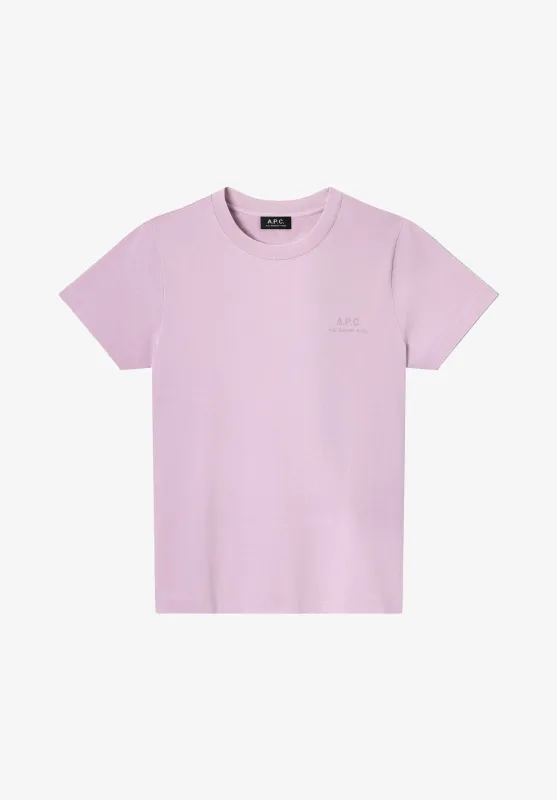 Vani T-shirt - Pale pink T-shirt with A.P.C. Rue Madame logo made by A.P.C.