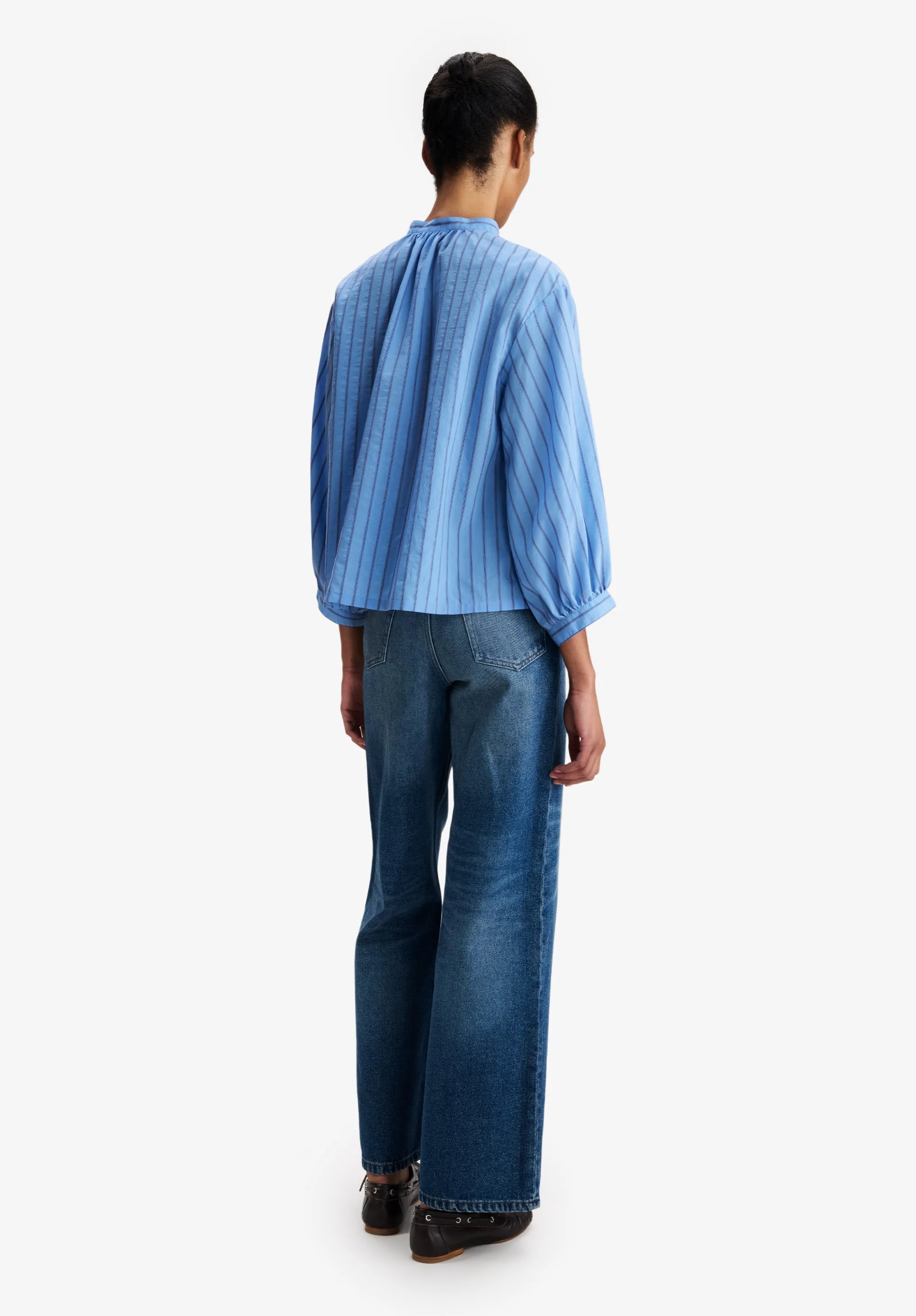 Bela Blouse - Stand Up Collar Blouse sold by A.P.C. product image thumbnail 3