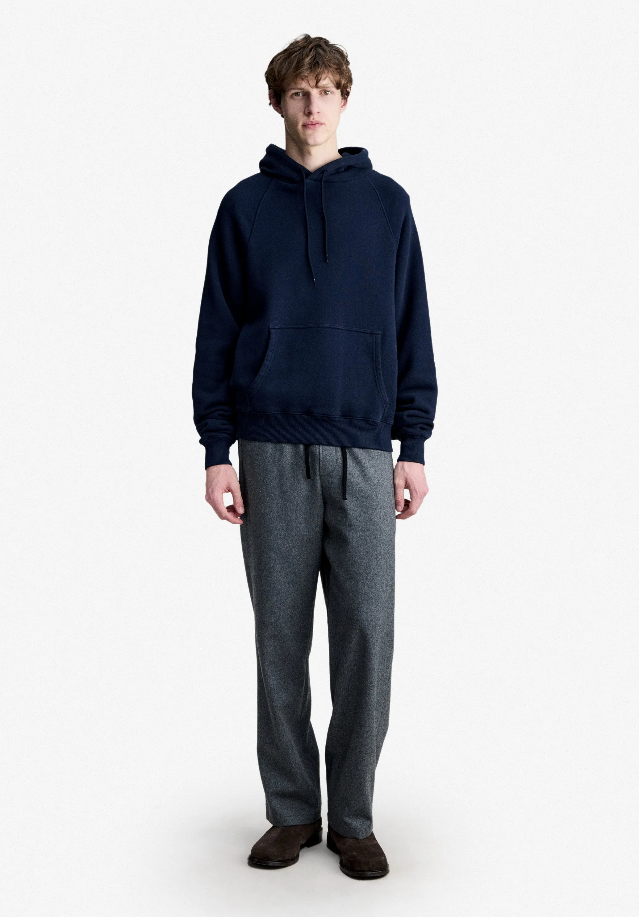 Thimothe Hoodie - Navy blue hoodie with raglan sleeves (M) sold by A.P.C. product image thumbnail 2