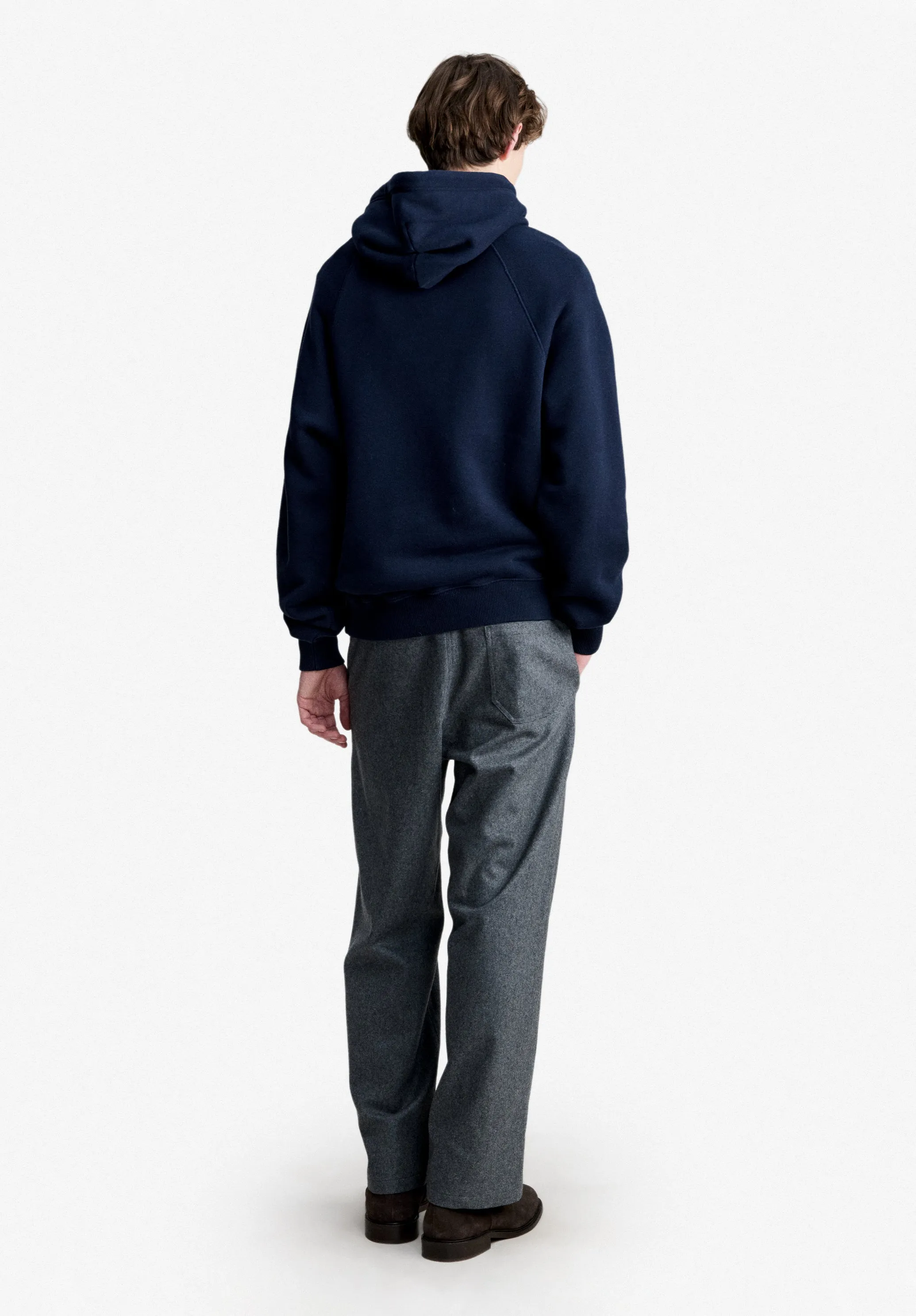 Thimothe Hoodie - Navy blue hoodie with raglan sleeves (M) sold by A.P.C. product image thumbnail 3